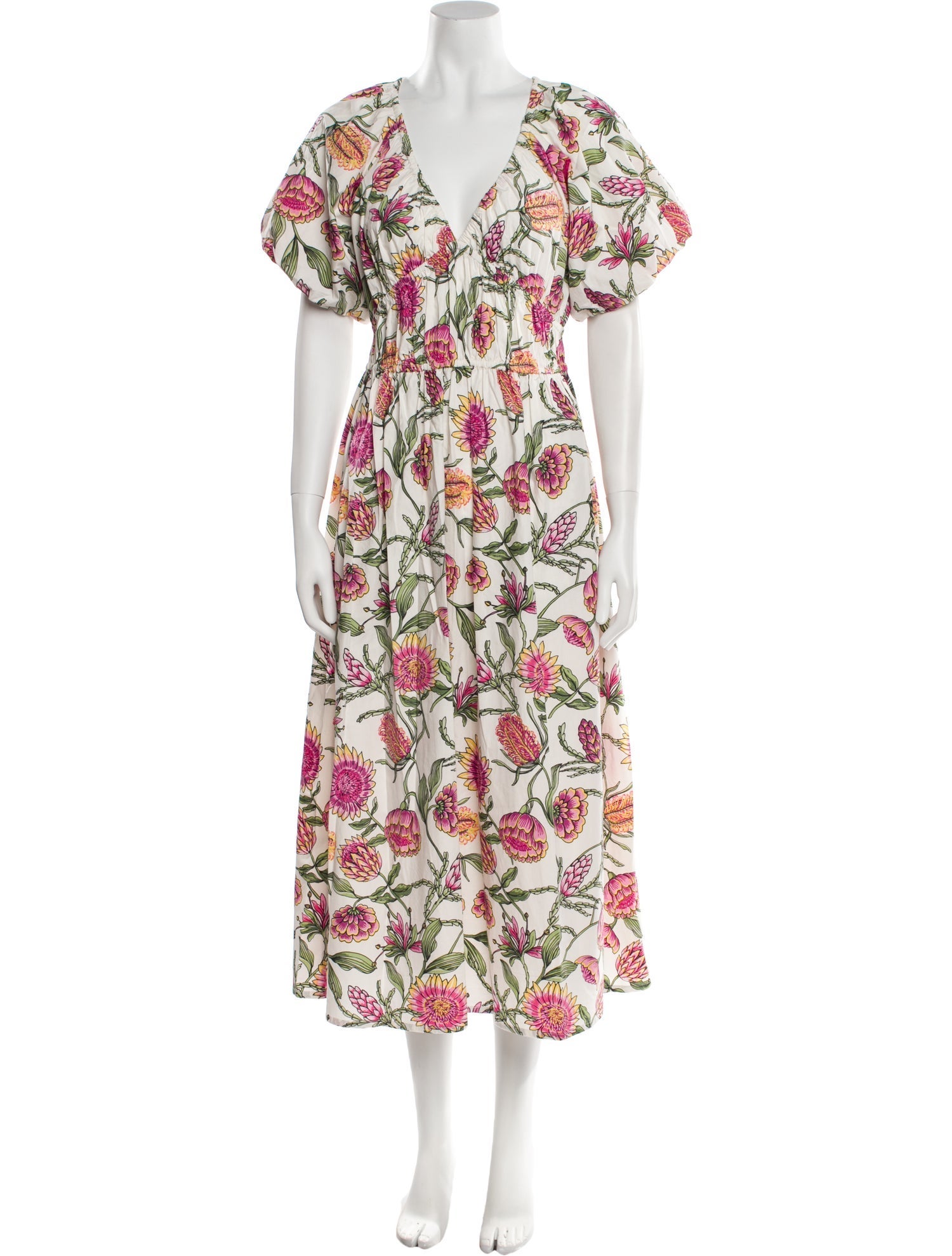 Banjanan Floral Print Long Dress