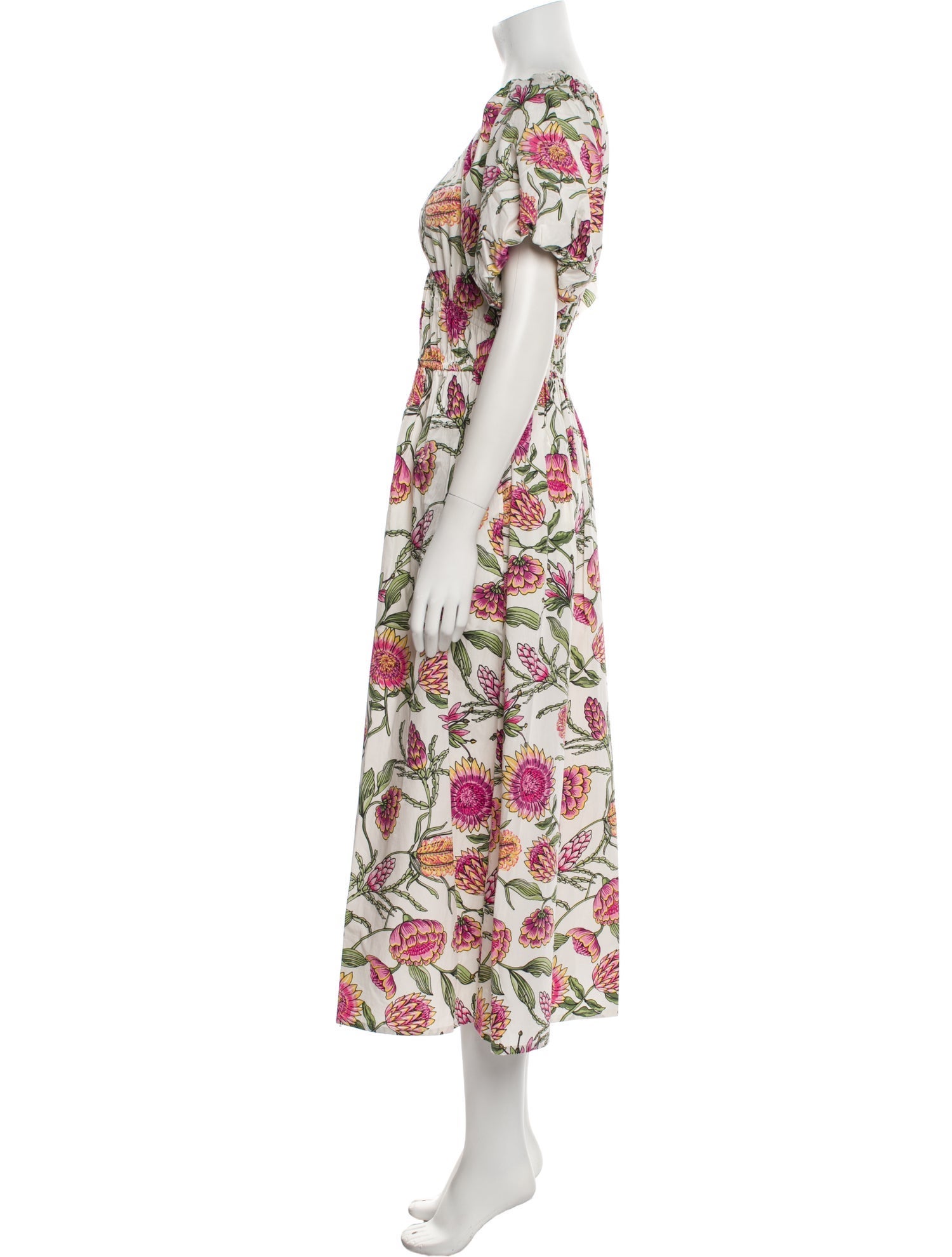 Banjanan Floral Print Long Dress