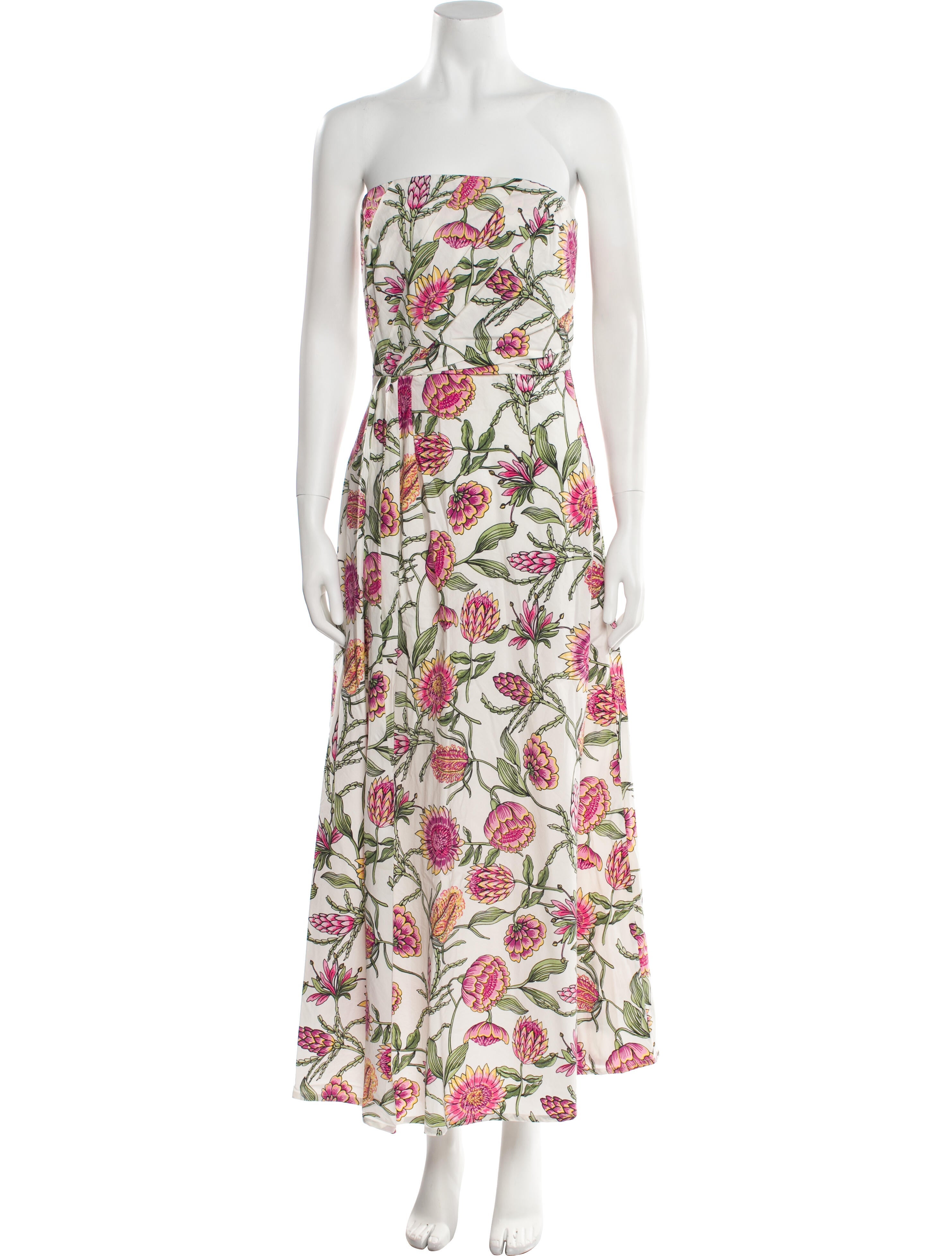 Banjanan Floral Print Long Dress