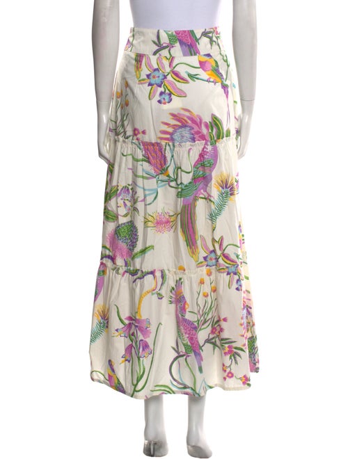 Banjanan Floral Print Midi Length Skirt