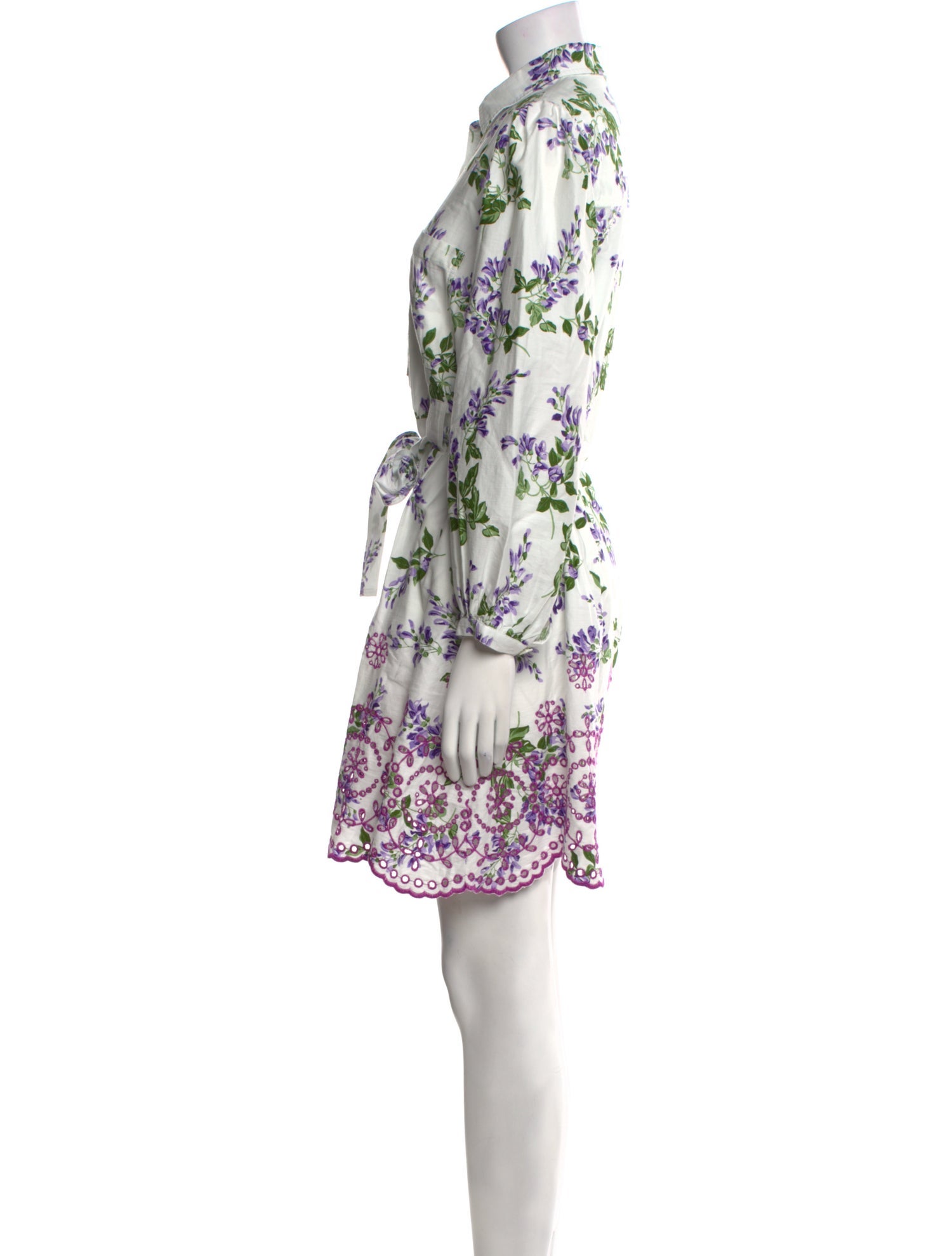 Banjanan Floral Print Mini Dress