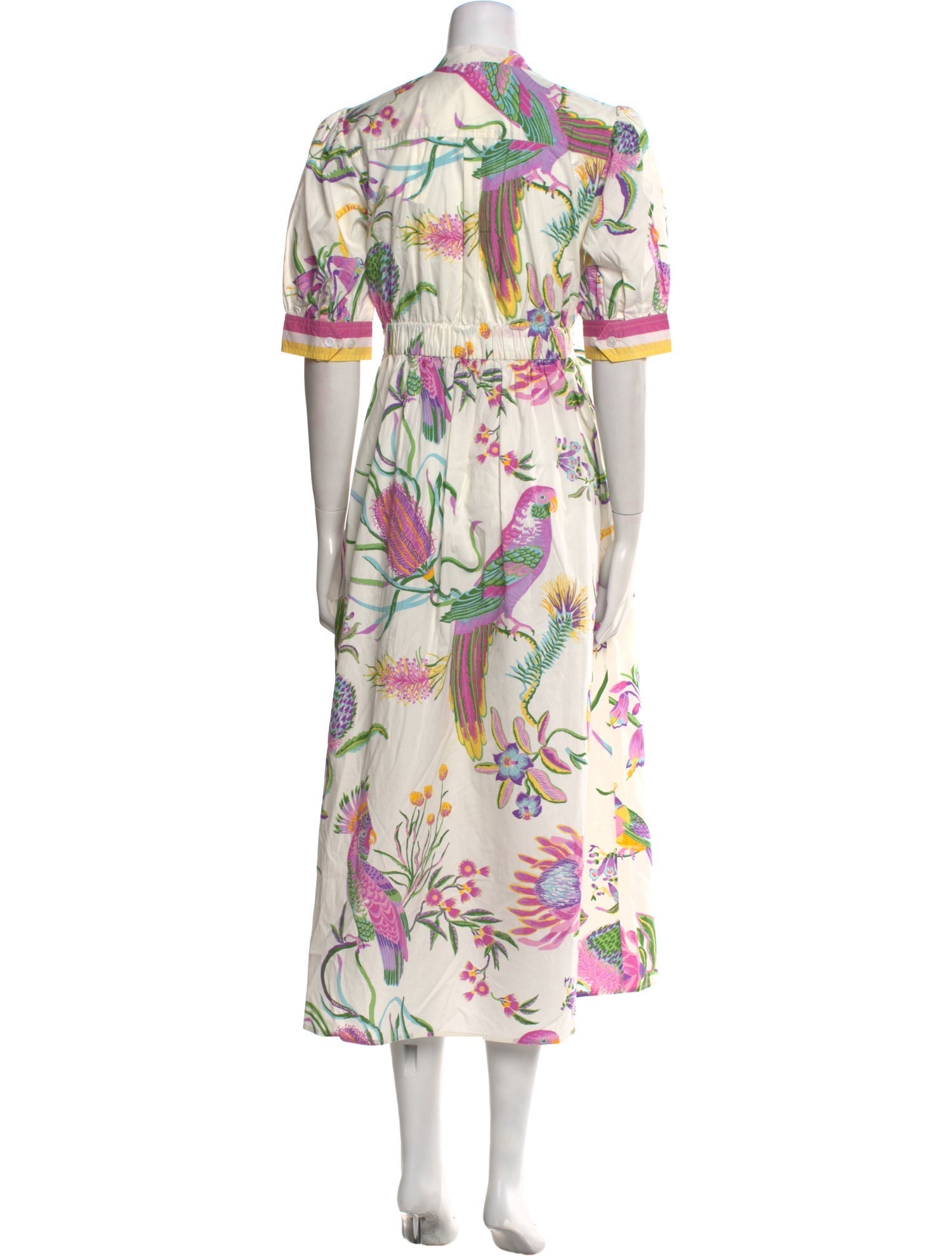 Banjanan Floral Print Long Dress