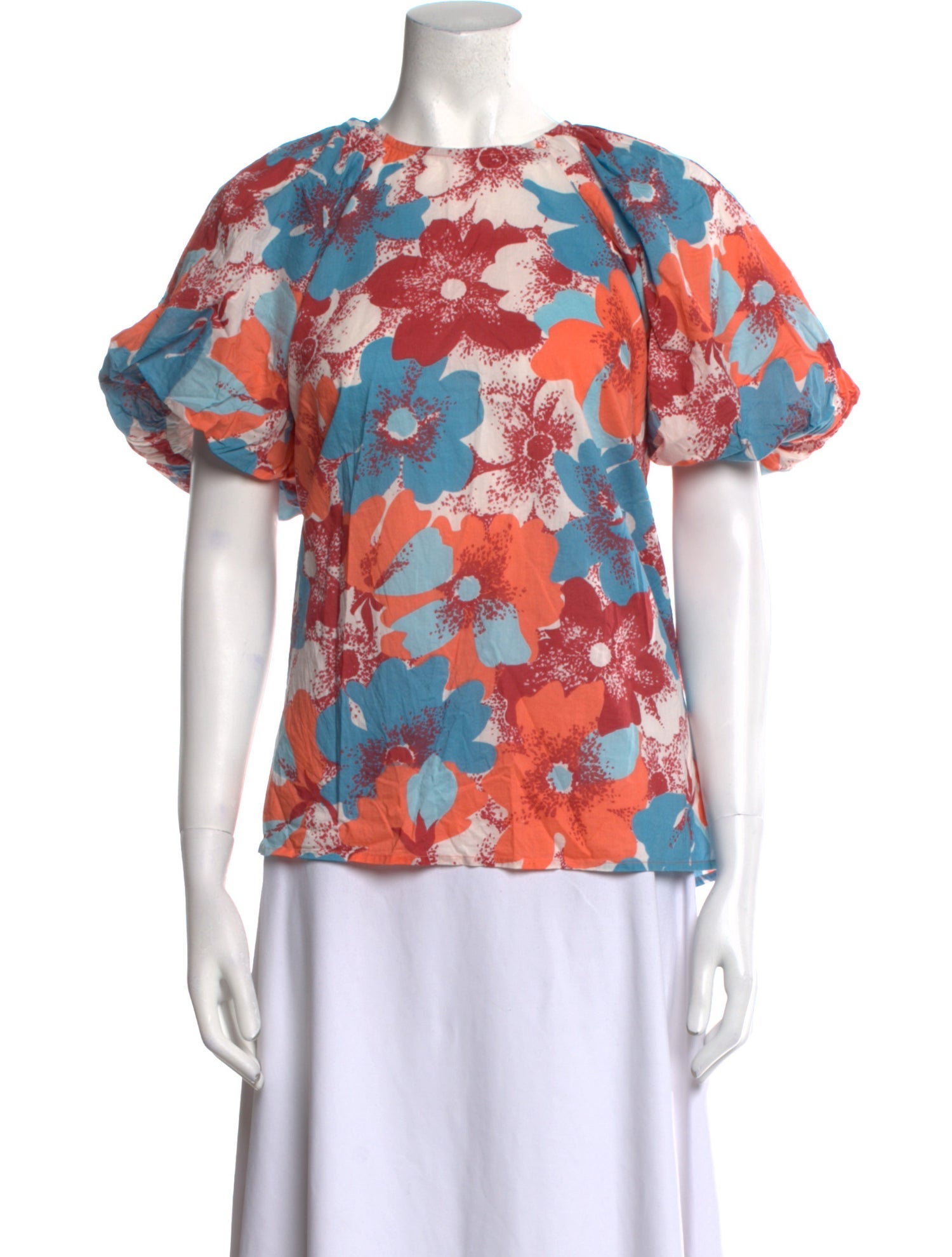 Banjanan Floral Print Crew Neck T-Shirt