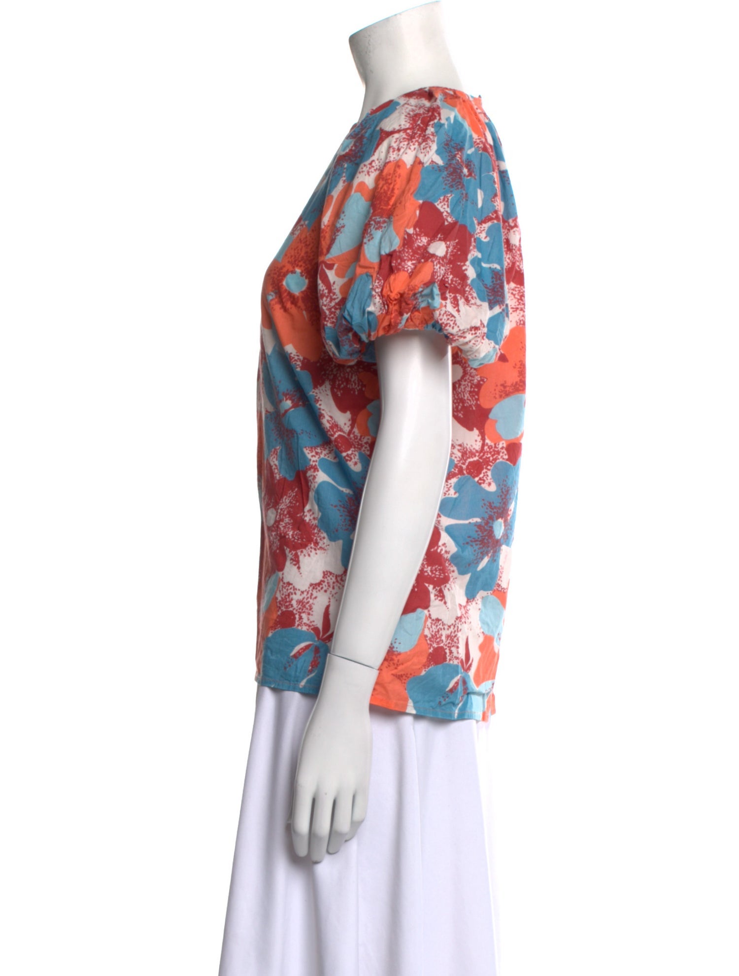 Banjanan Floral Print Crew Neck T-Shirt