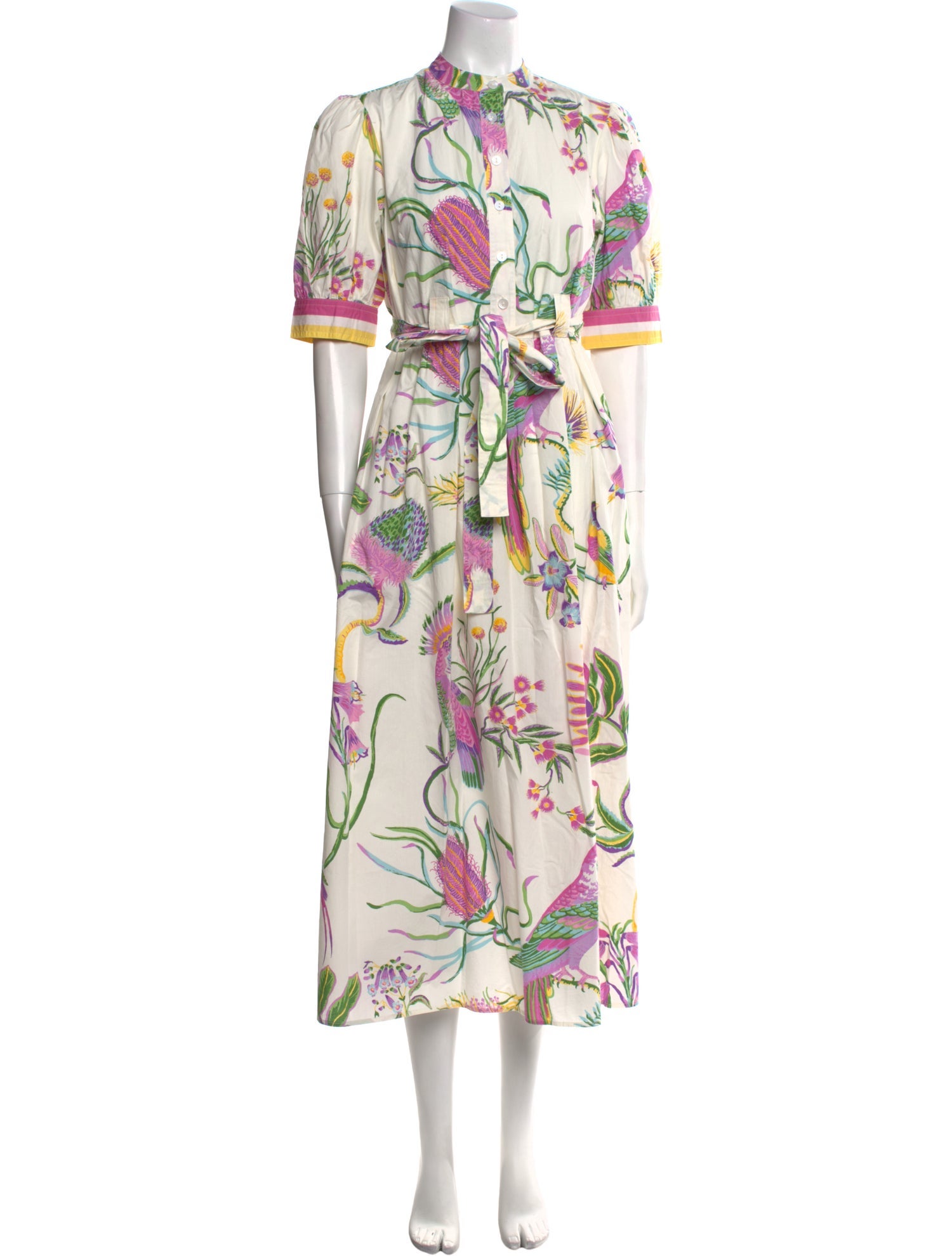 Banjanan Floral Print Long Dress