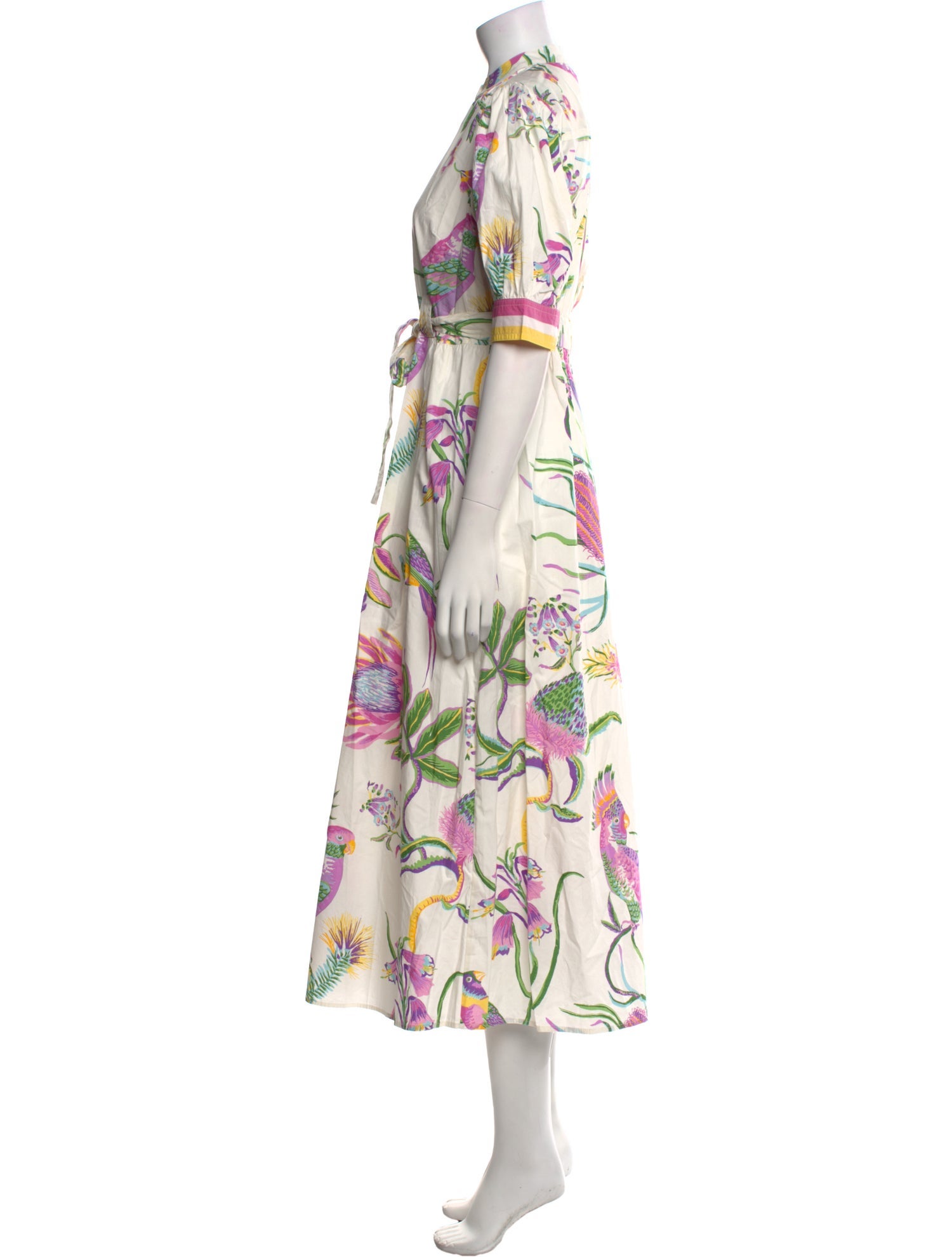 Banjanan Floral Print Long Dress