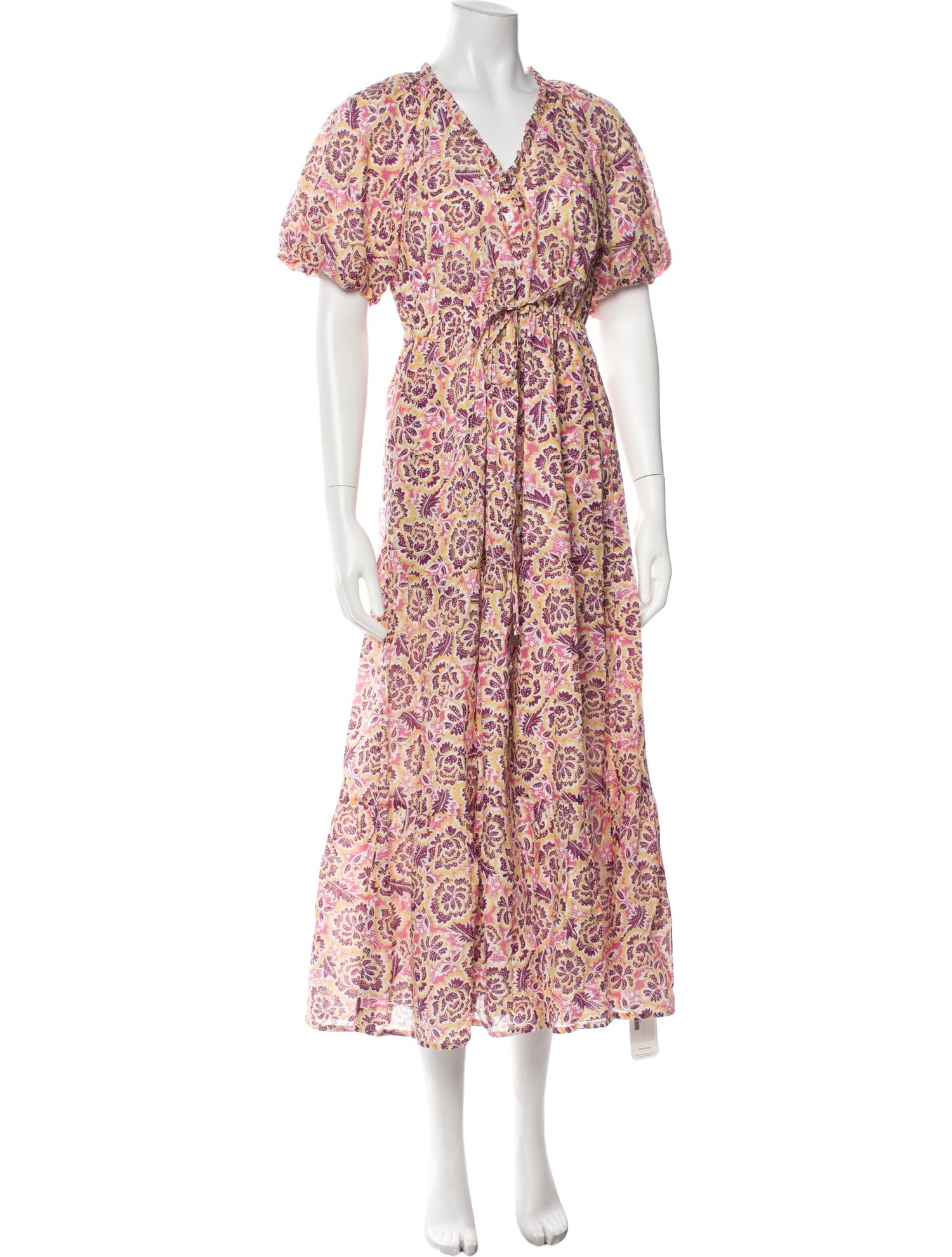 Banjanan Floral Print Long Dress