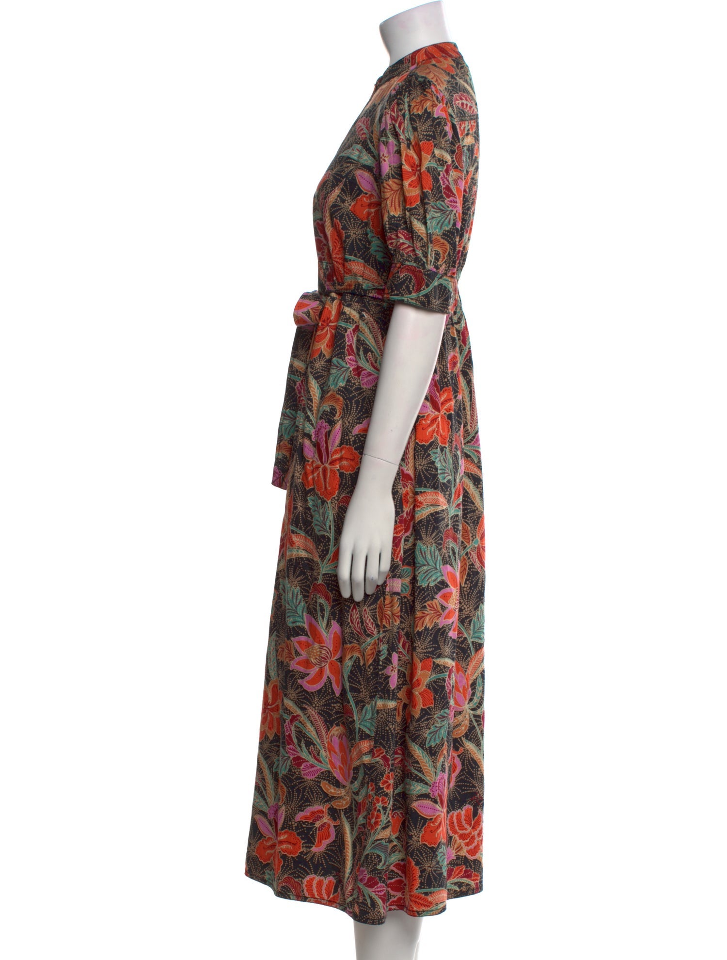 Banjanan Printed Midi Length Dress w/ Tags