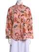 Banjanan Printed Long Sleeve Button-Up Top