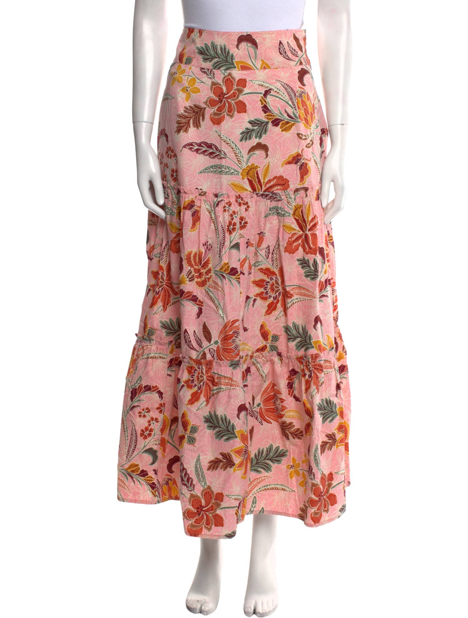 Banjanan Floral Print Long Skirt w/ Tags