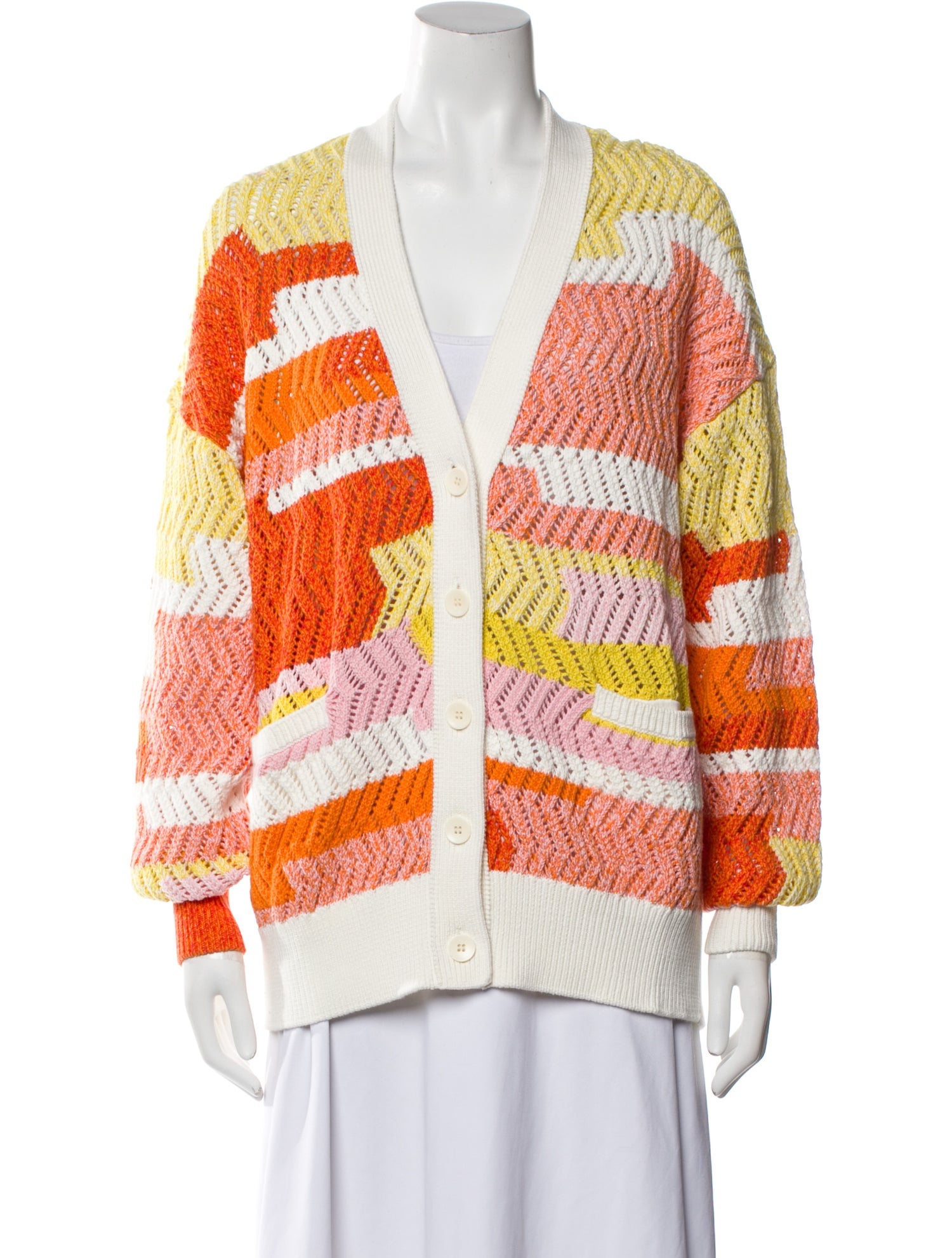 Banjanan Striped V-Neck Sweater