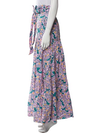 Banjanan Floral Print Long Skirt