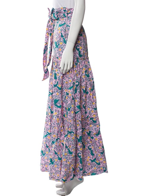 Banjanan Floral Print Long Skirt