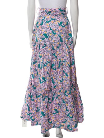 Banjanan Floral Print Long Skirt