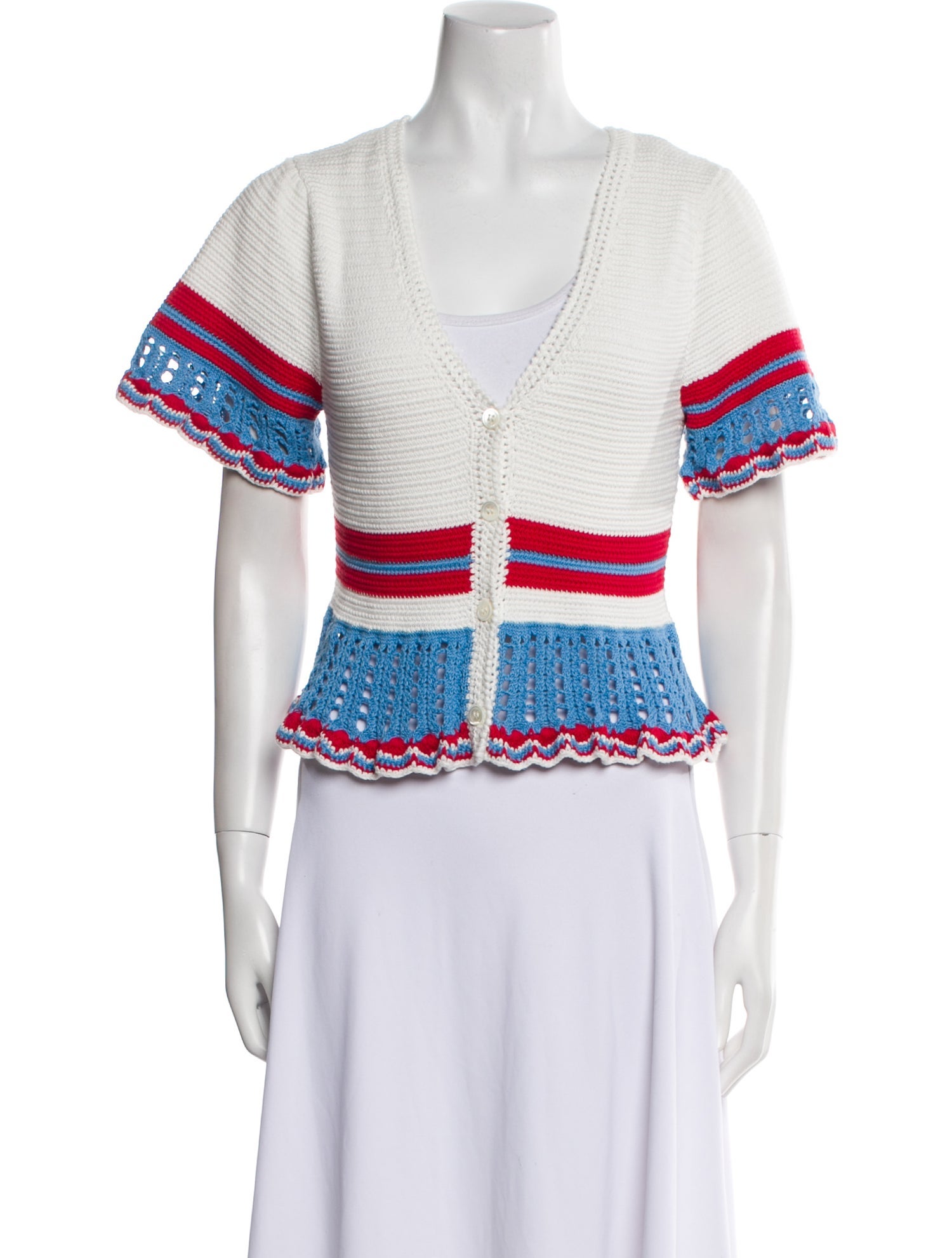 Banjanan Striped V-Neck Sweater