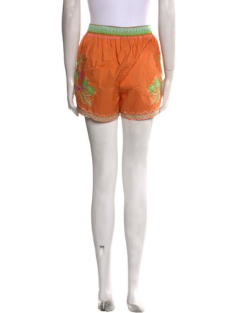 Banjanan Floral Print Mini Shorts