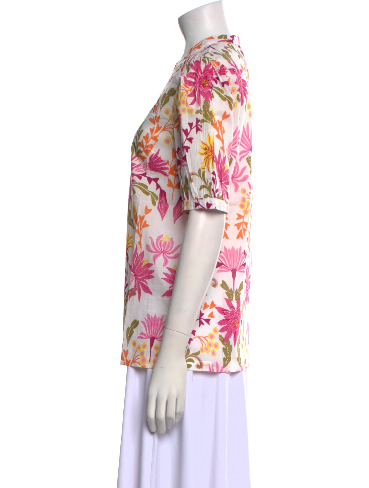 Banjanan Floral Print Crew Neck Top w/ Tags