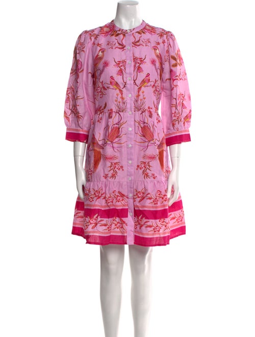 Banjanan Floral Print Knee-Length Dress