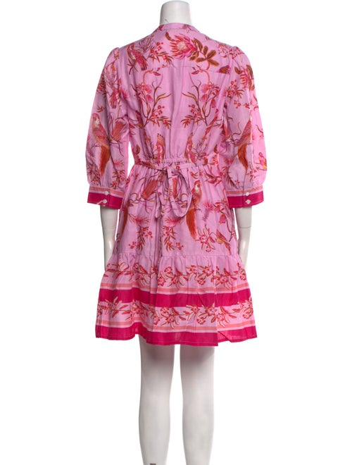 Banjanan Floral Print Knee-Length Dress