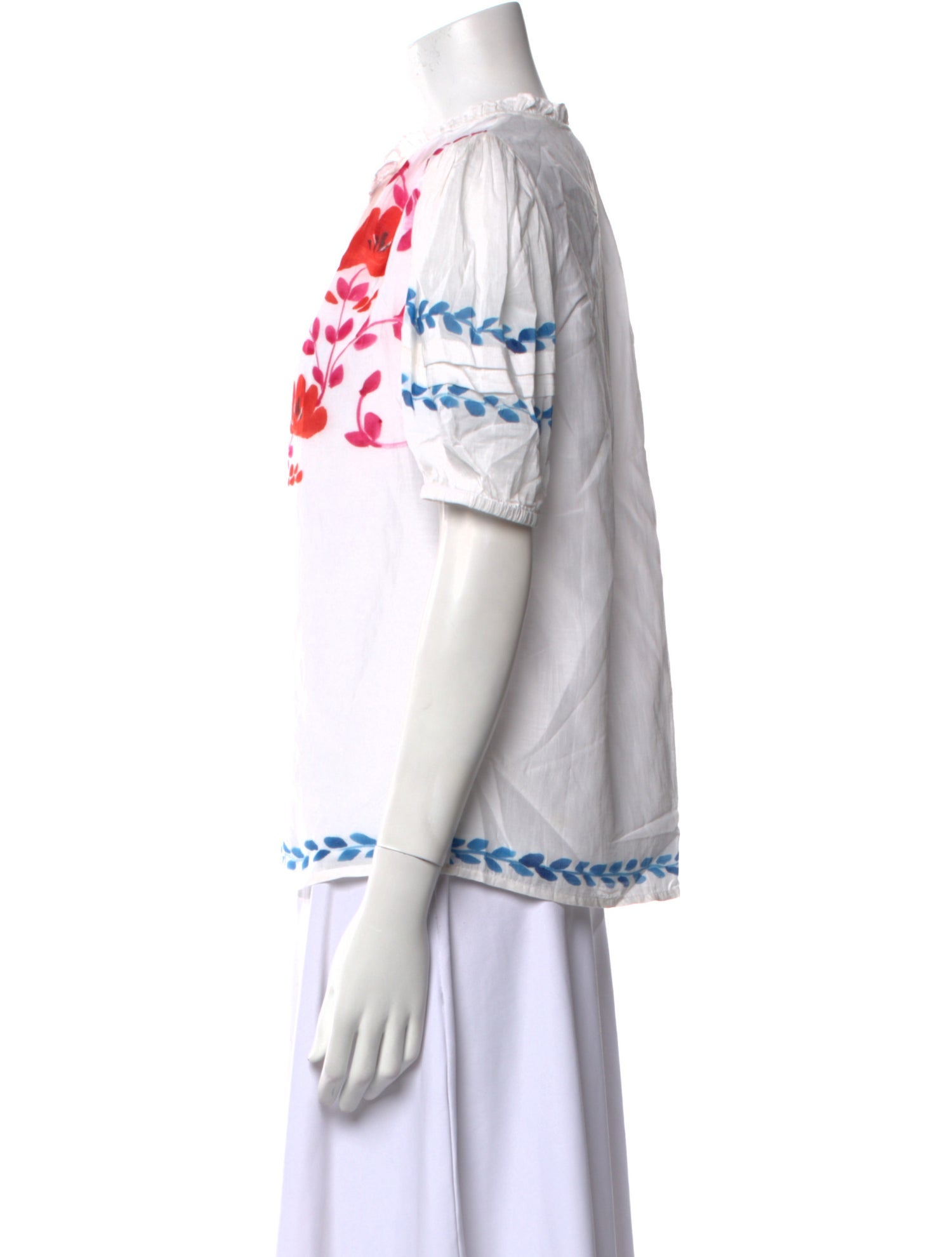 Banjanan Printed V-Neck Top
