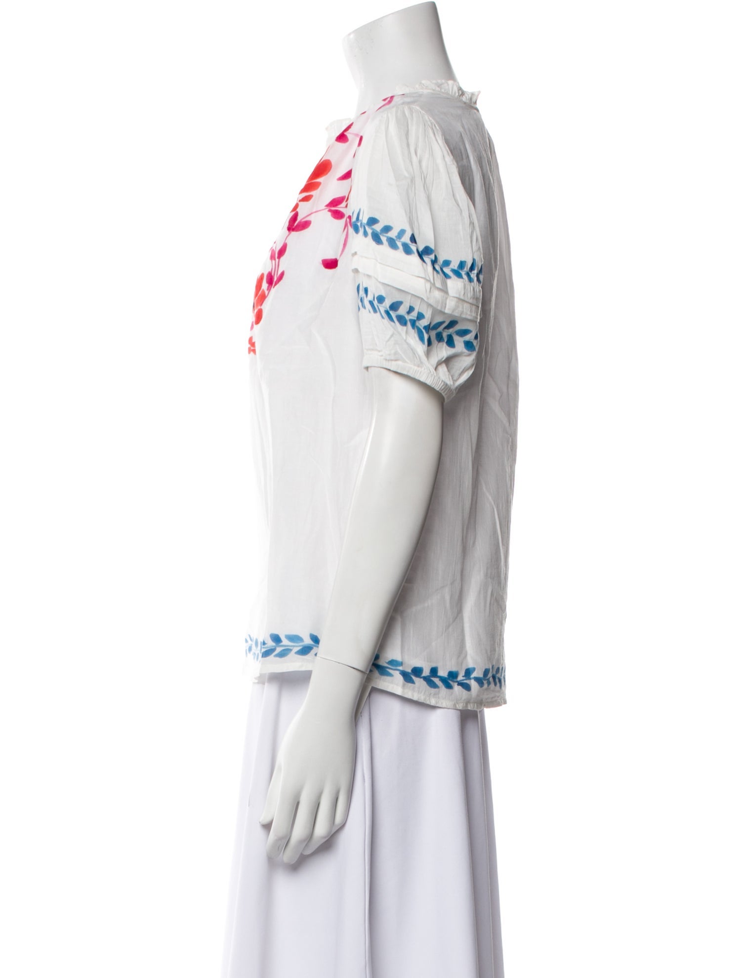 Banjanan Printed V-Neck Blouse w/ Tags