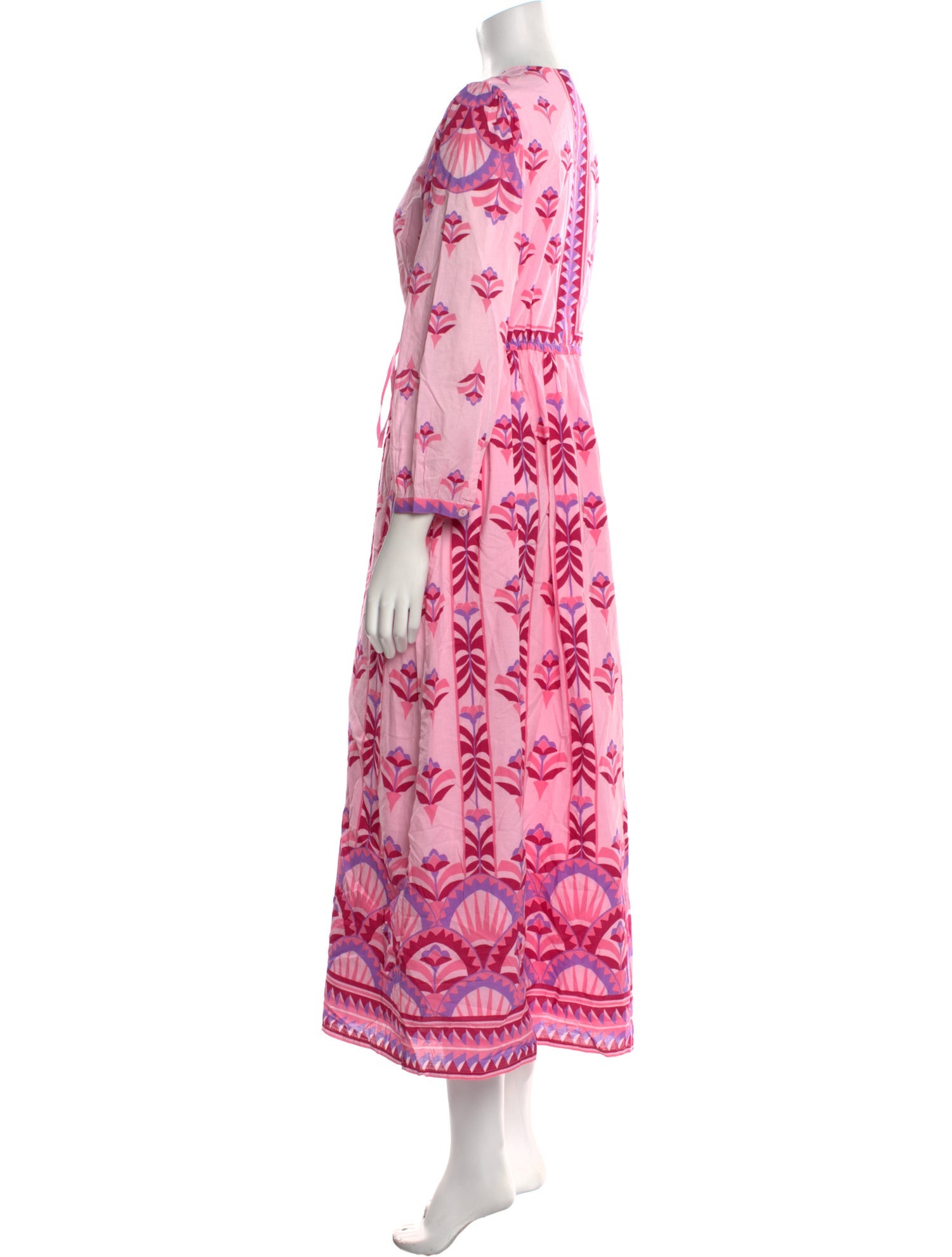 Banjanan Printed Long Dress
