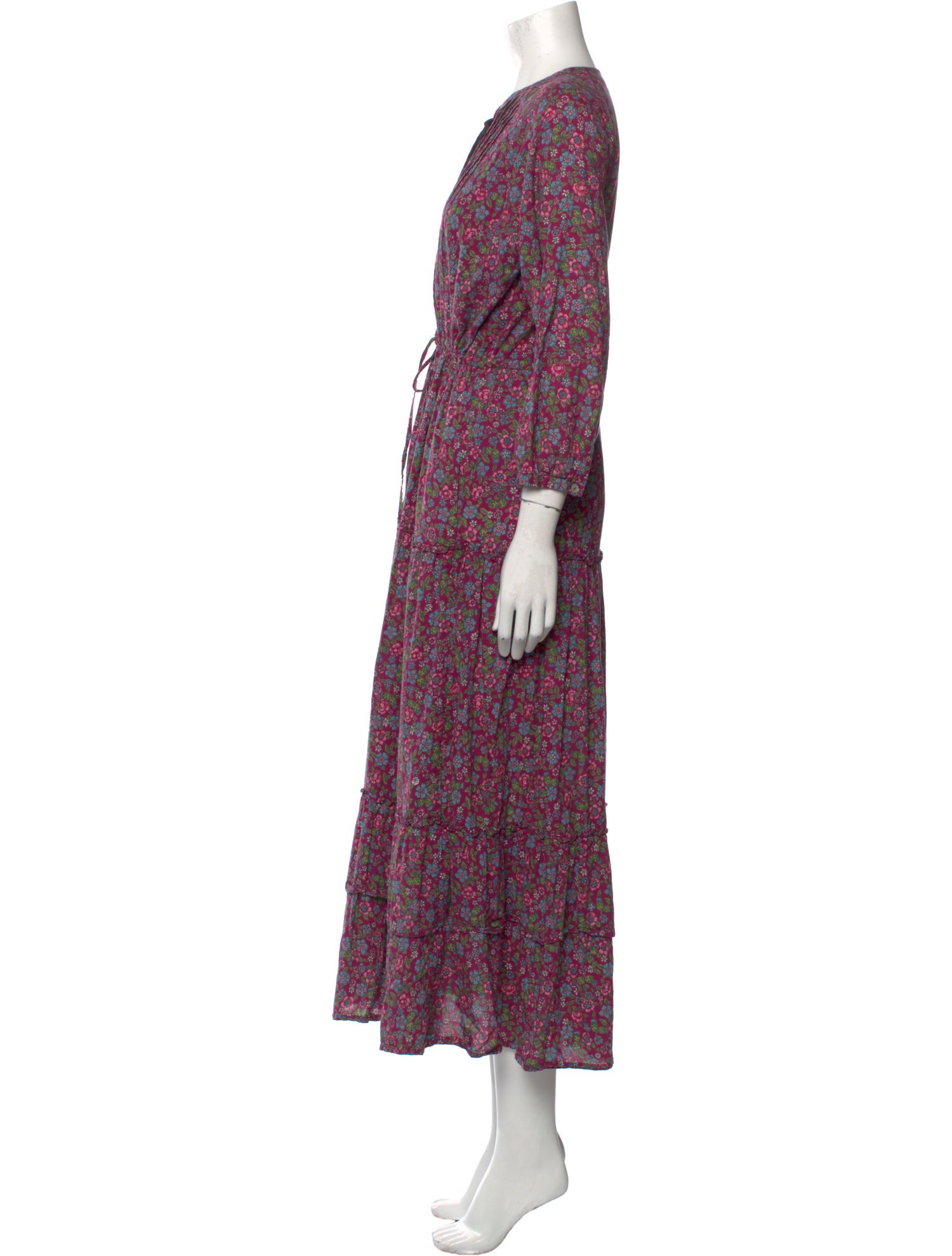 Banjanan Floral Print Long Dress