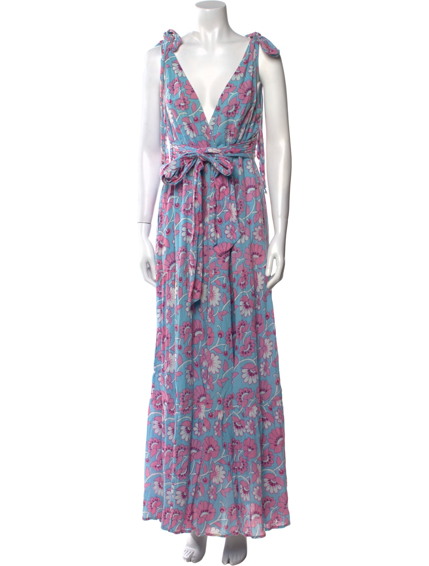 Banjanan Floral Print Long Dress