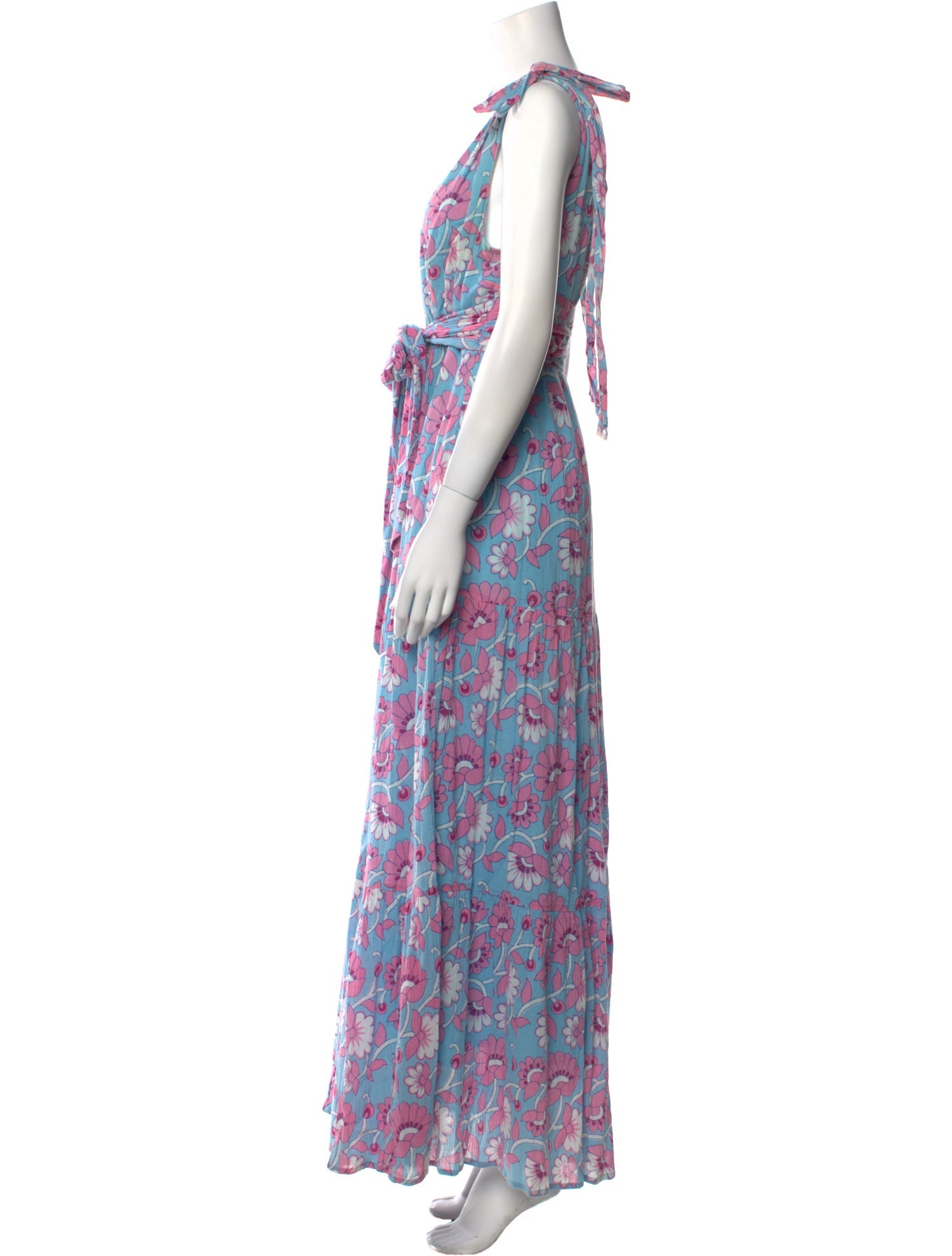 Banjanan Floral Print Long Dress