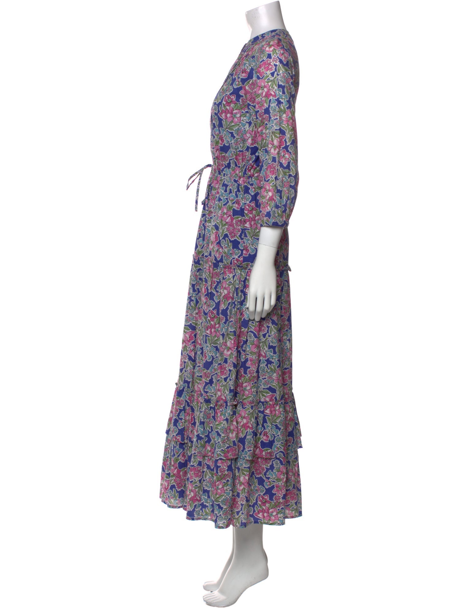 Banjanan Floral Print Long Dress w/ Tags