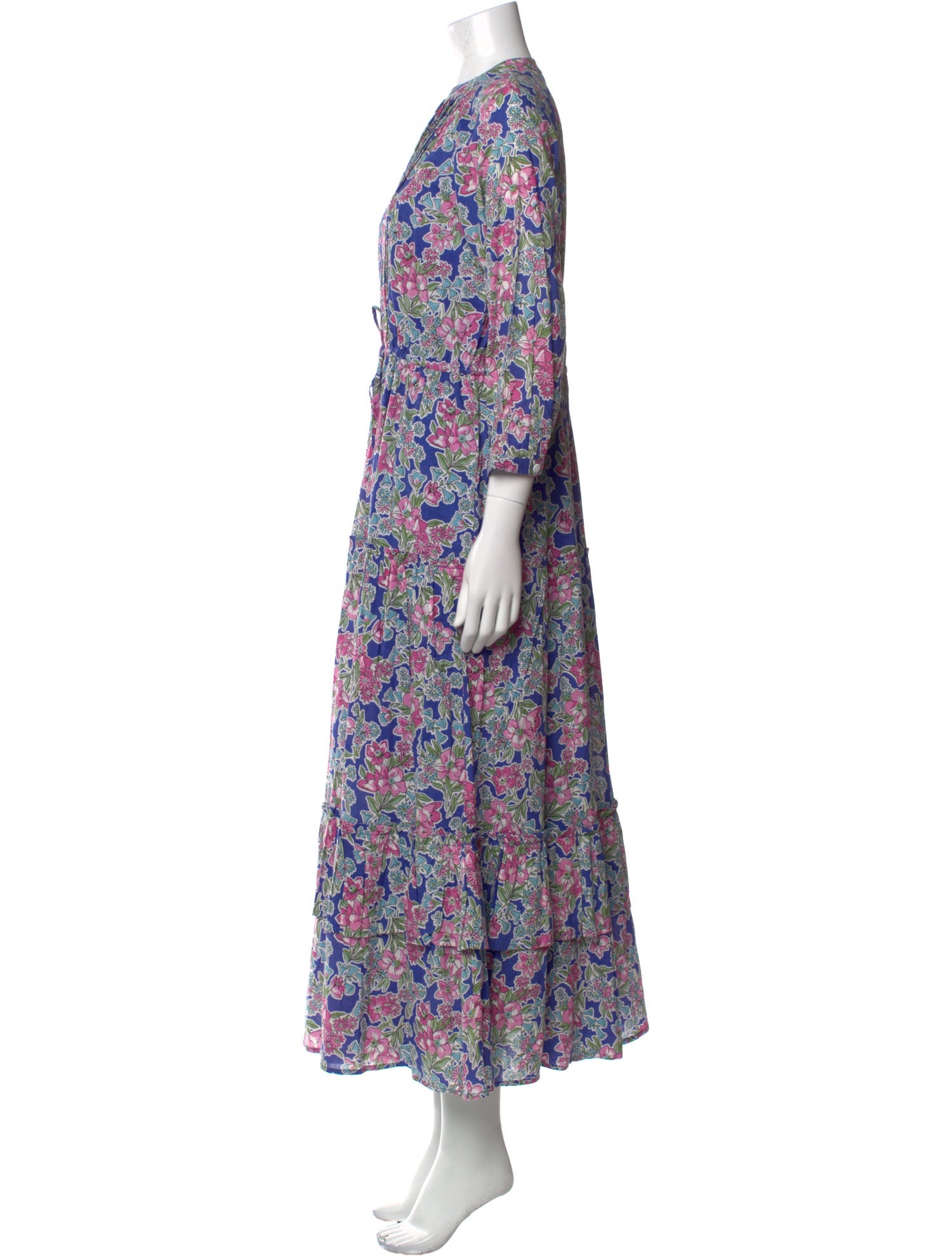 Banjanan Floral Print Long Dress w/ Tags
