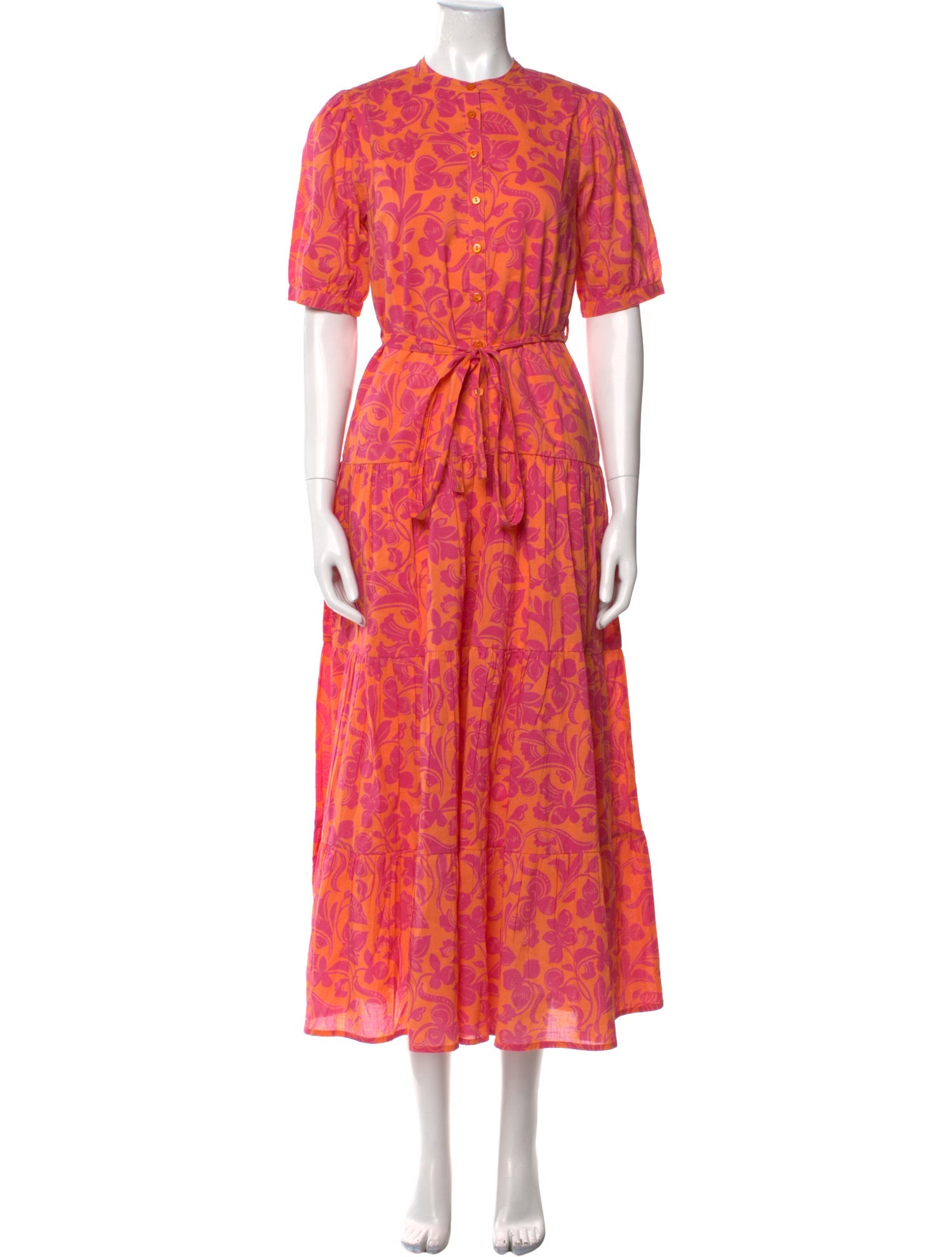 Banjanan Floral Print Long Dress w/ Tags