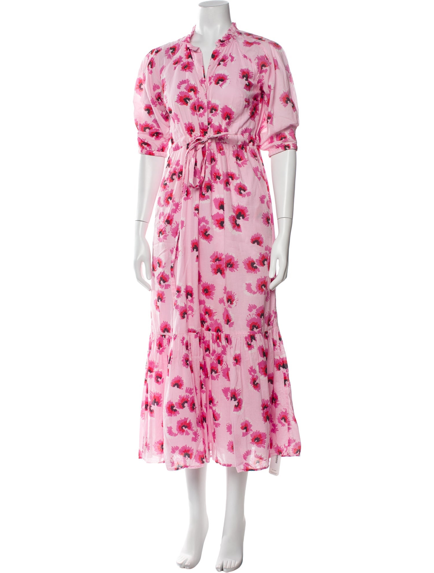 Banjanan Floral Print Long Dress