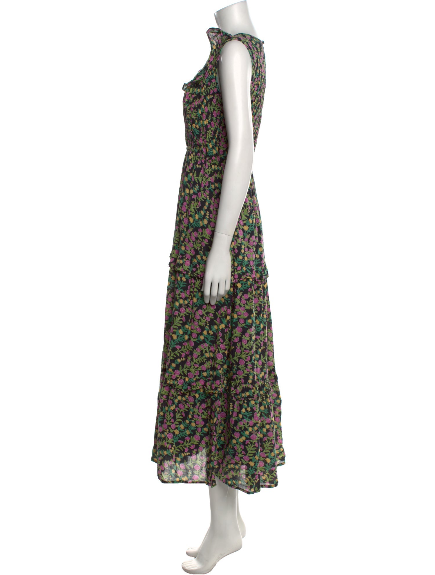 Banjanan Floral Print Long Dress