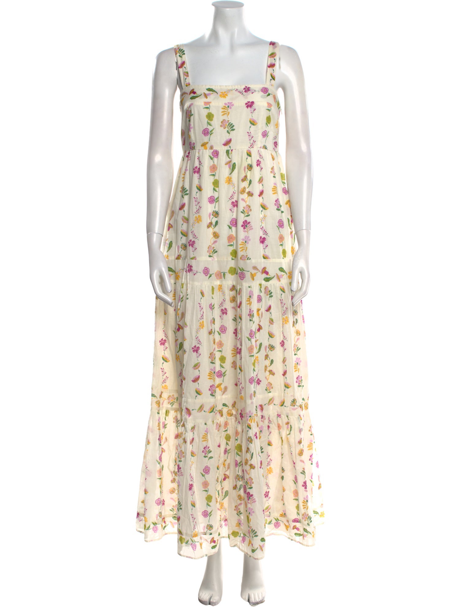 Banjanan Floral Print Long Dress