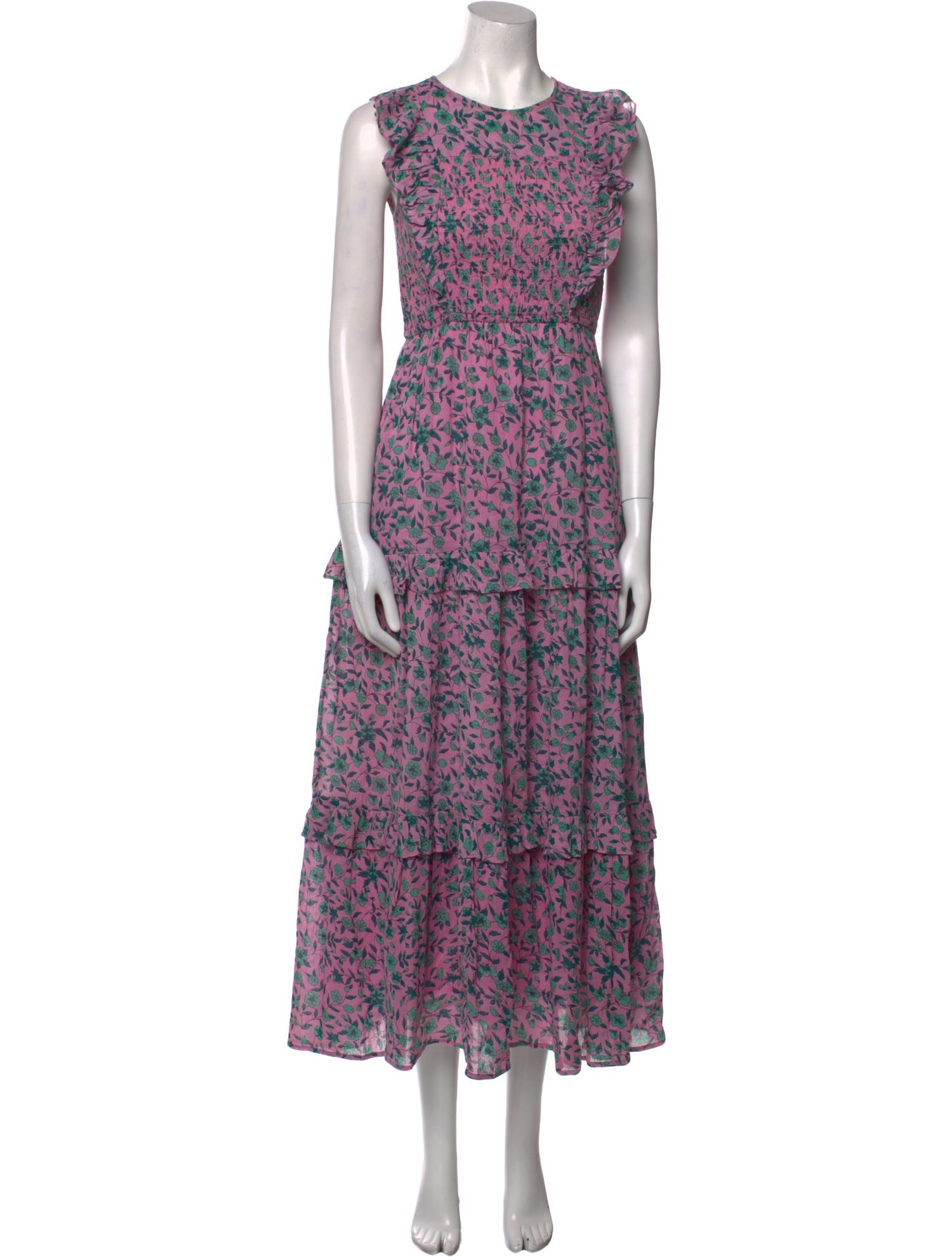 Banjanan Floral Print Long Dress