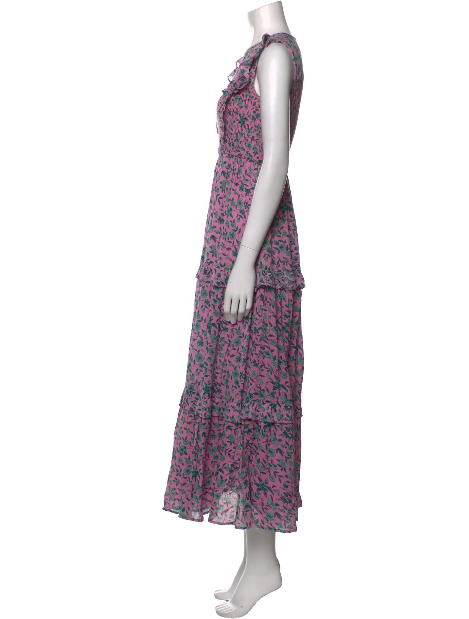 Banjanan Floral Print Long Dress