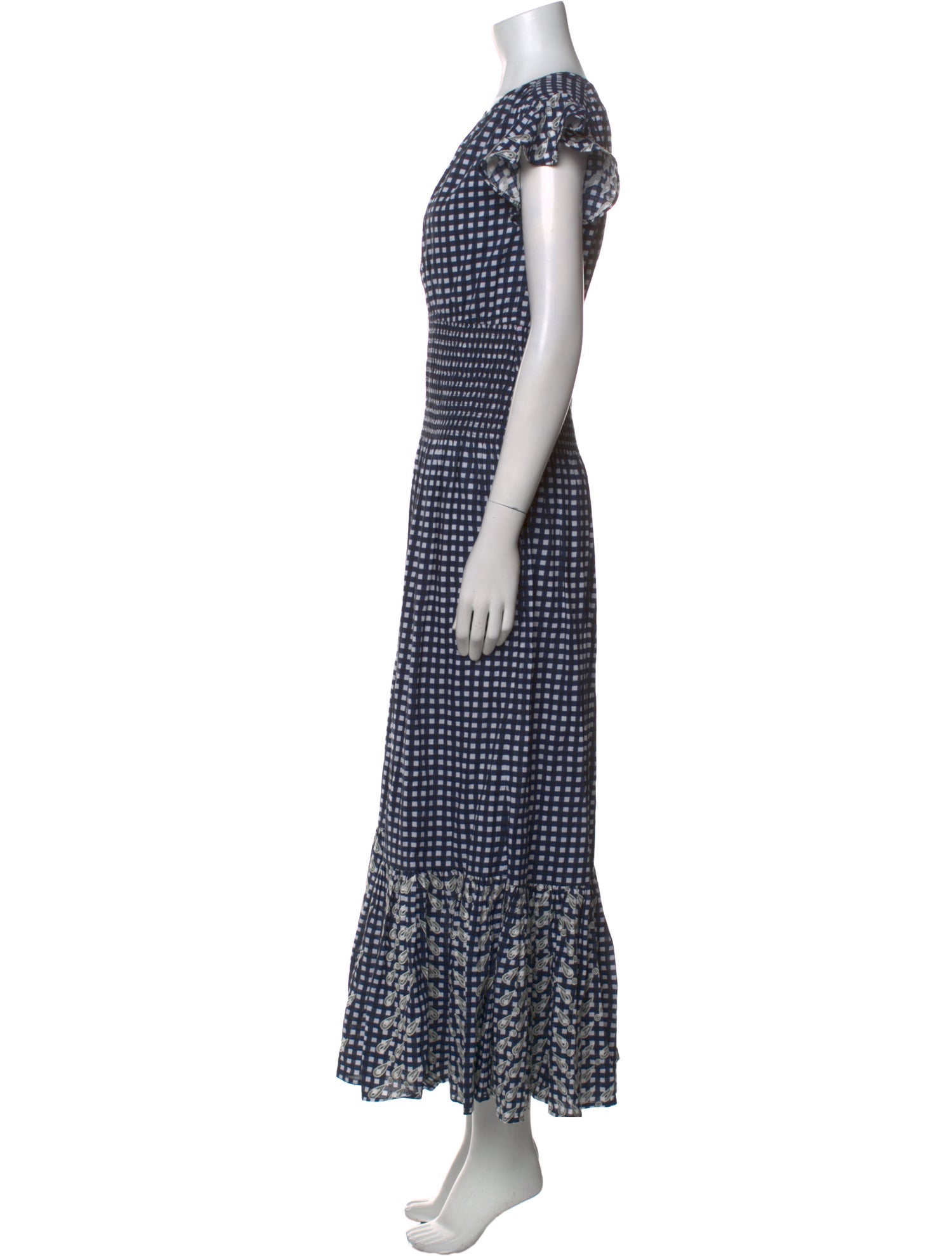 Banjanan Polka Dot Print Long Dress