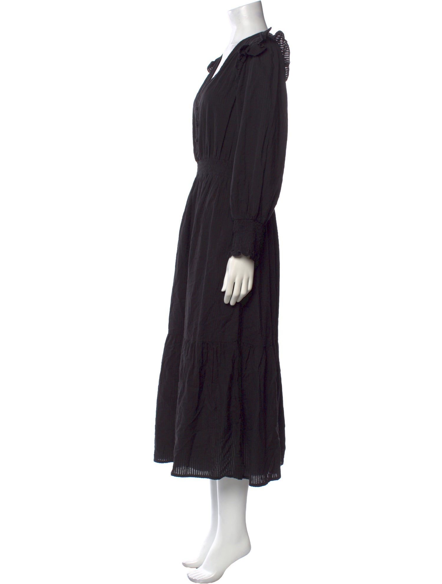 Banjanan V-Neck Long Dress