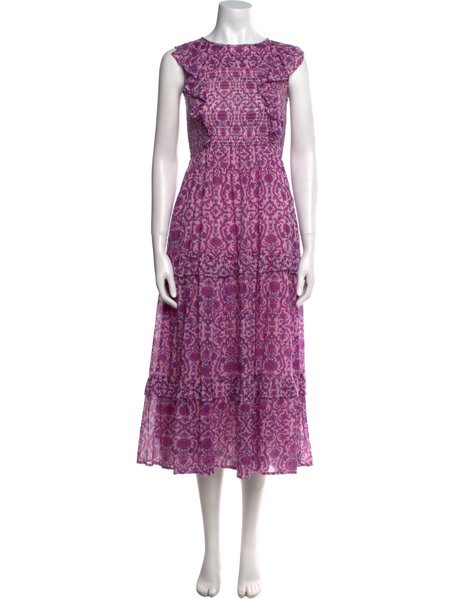 Banjanan Printed Midi Length Dress