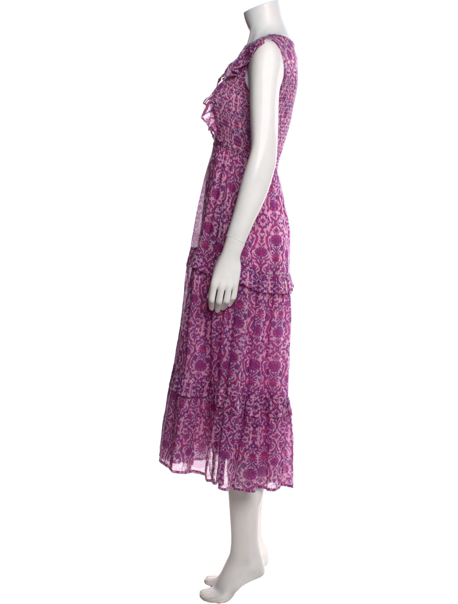 Banjanan Printed Midi Length Dress