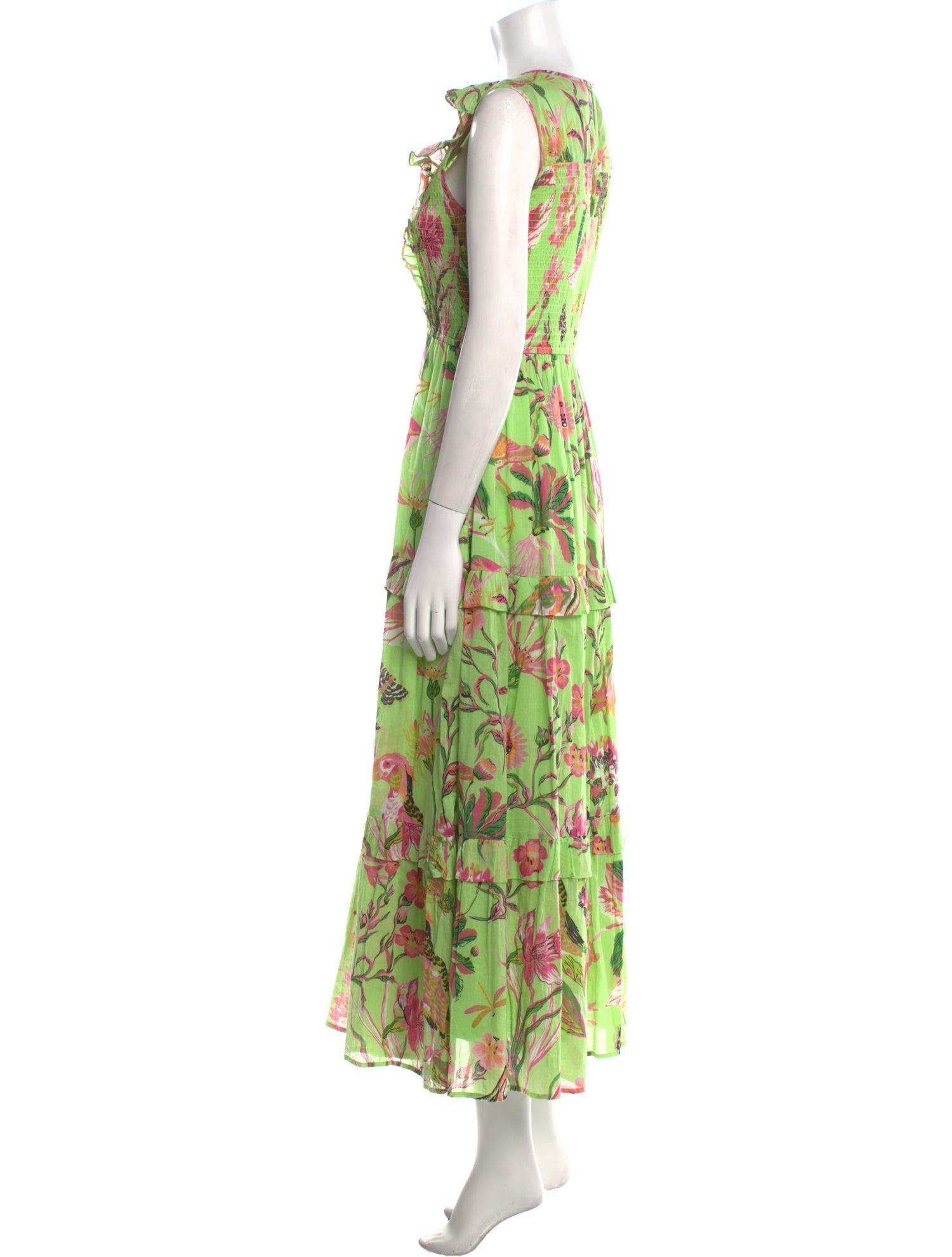 Banjanan Floral Print Long Dress