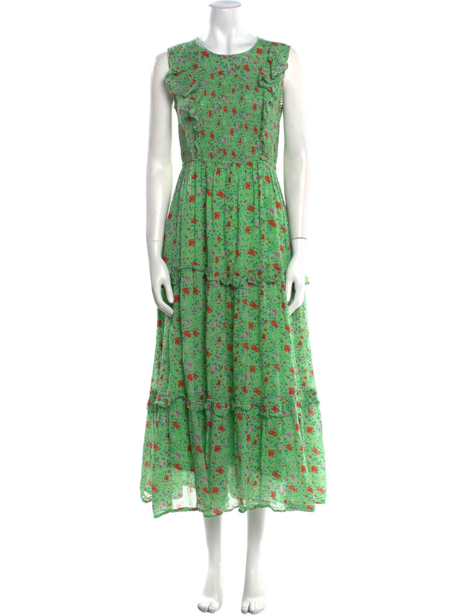 Banjanan Floral Print Long Dress