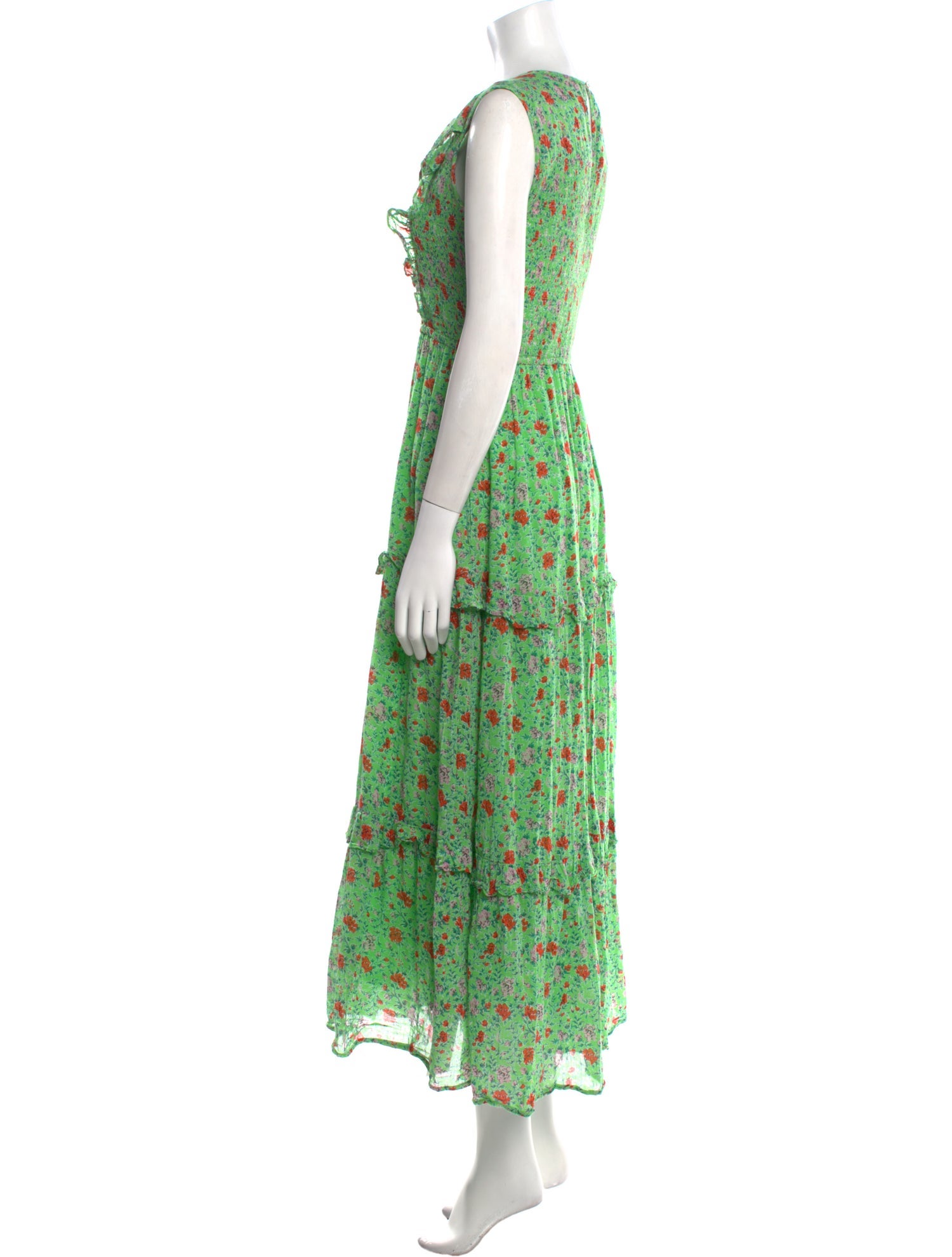 Banjanan Floral Print Long Dress