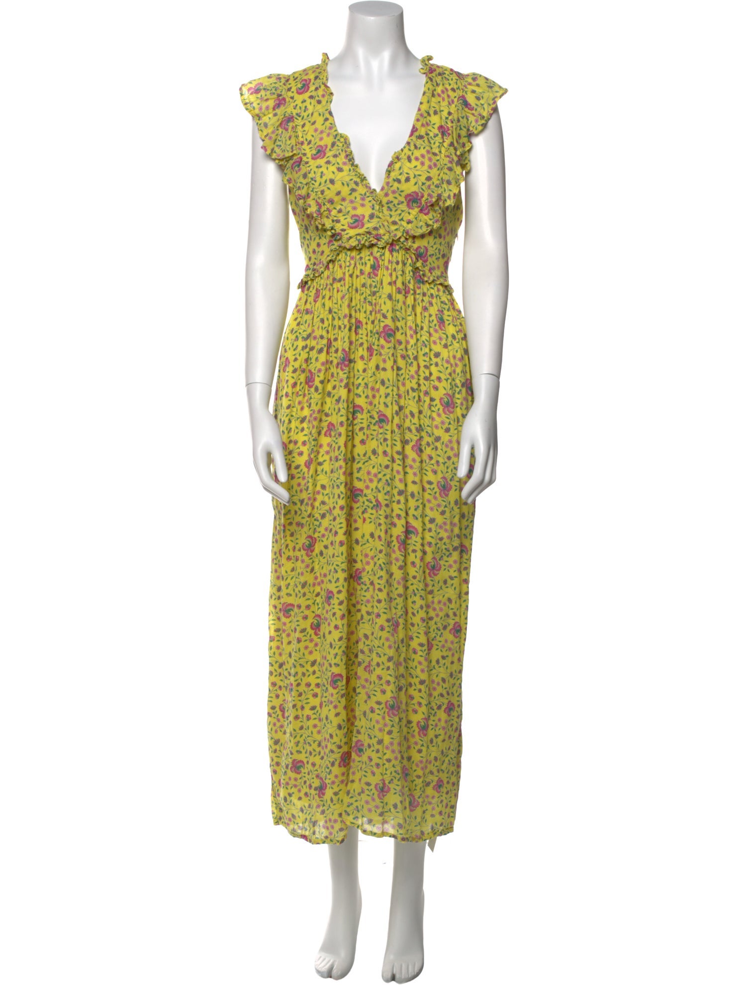 Banjanan Floral Print Long Dress