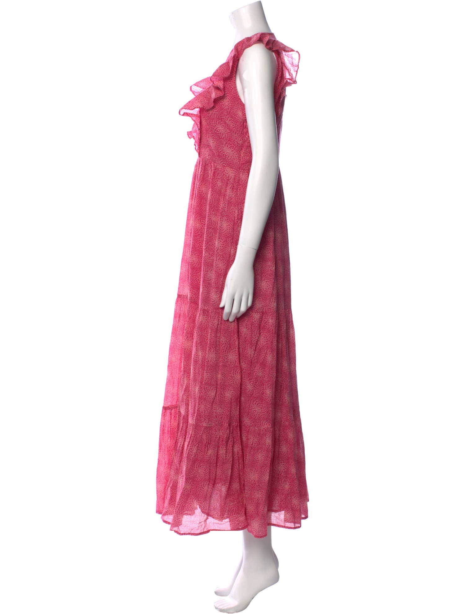 Banjanan Floral Print Long Dress