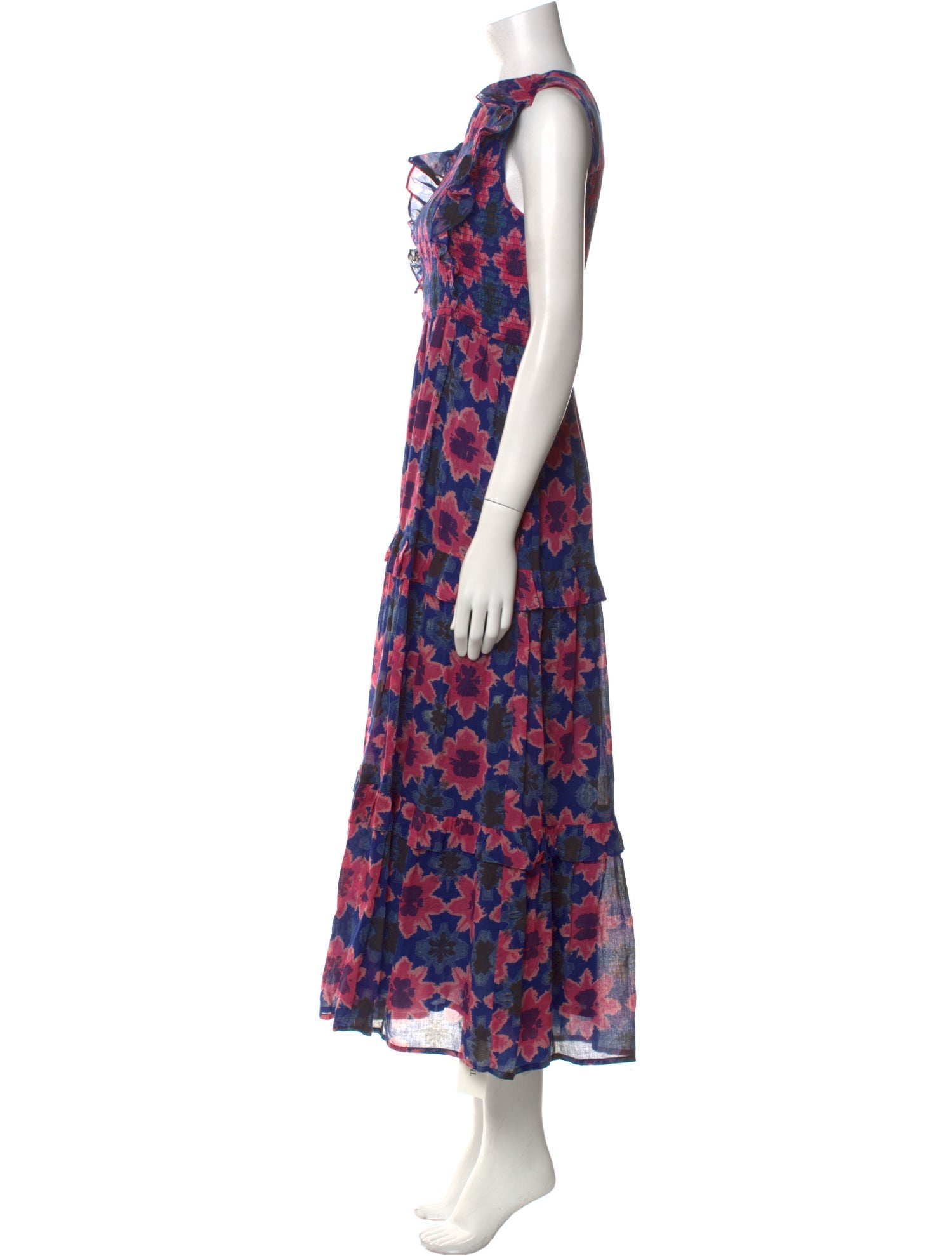 Banjanan Floral Print Long Dress