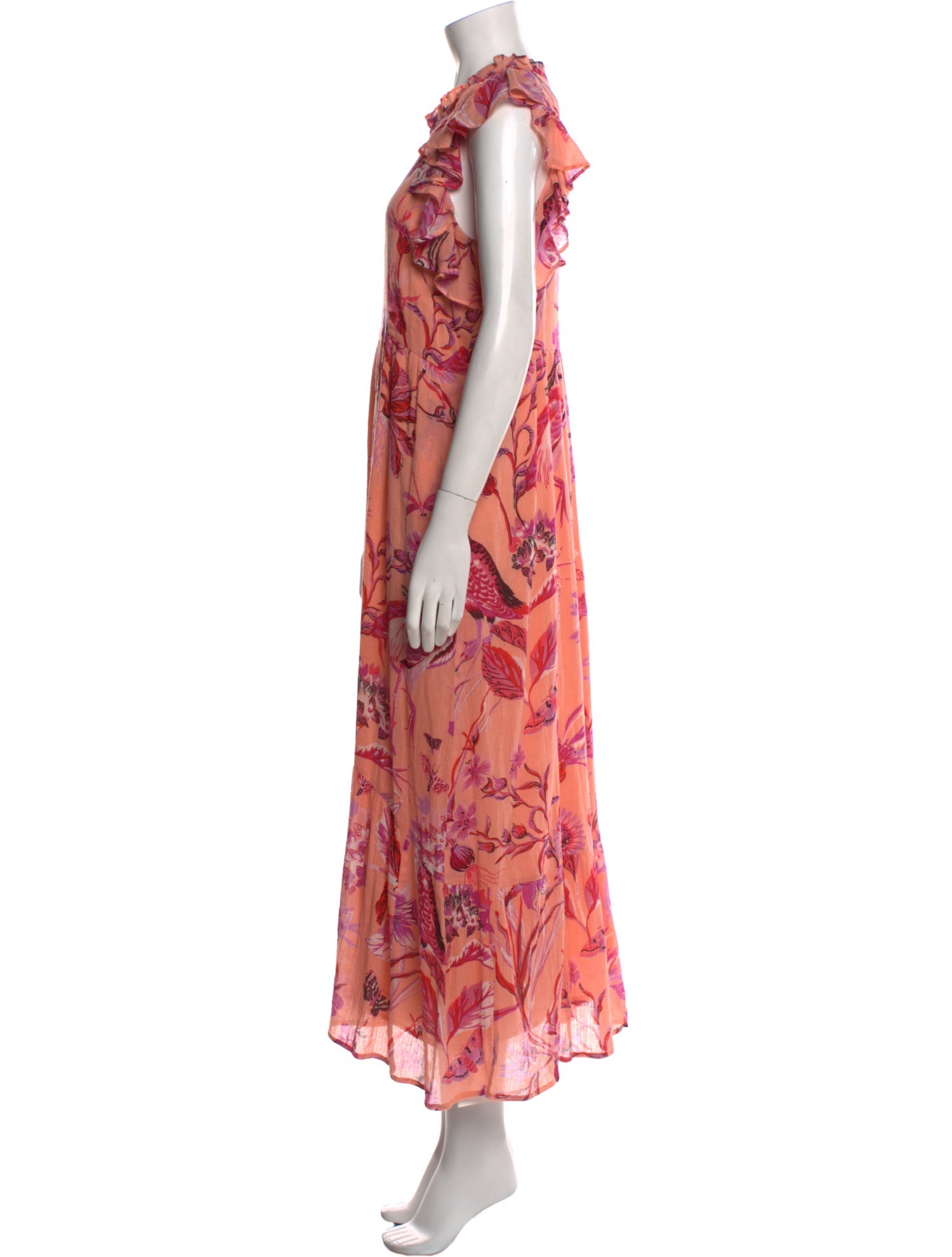 Banjanan Floral Print Long Dress