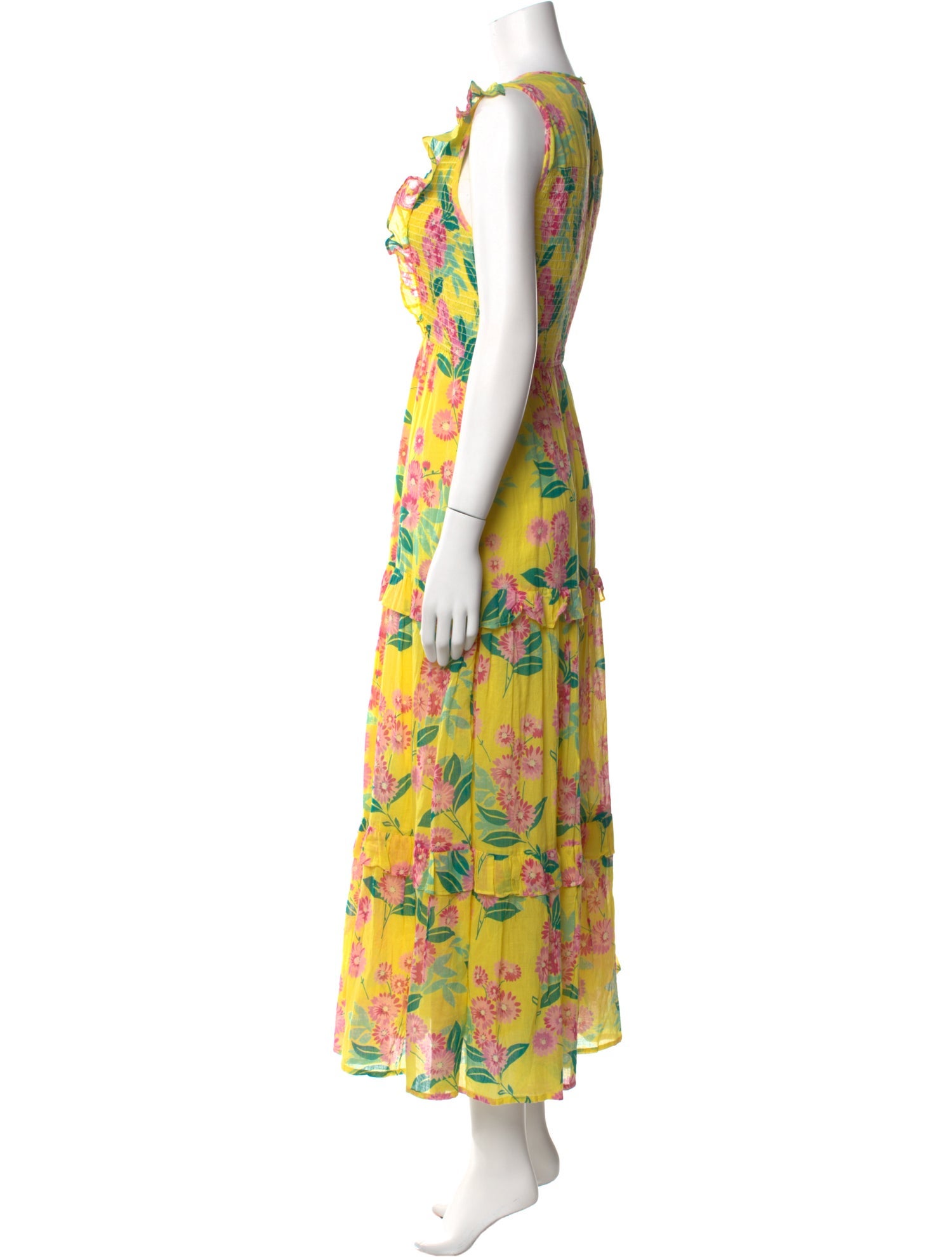Banjanan Floral Print Long Dress