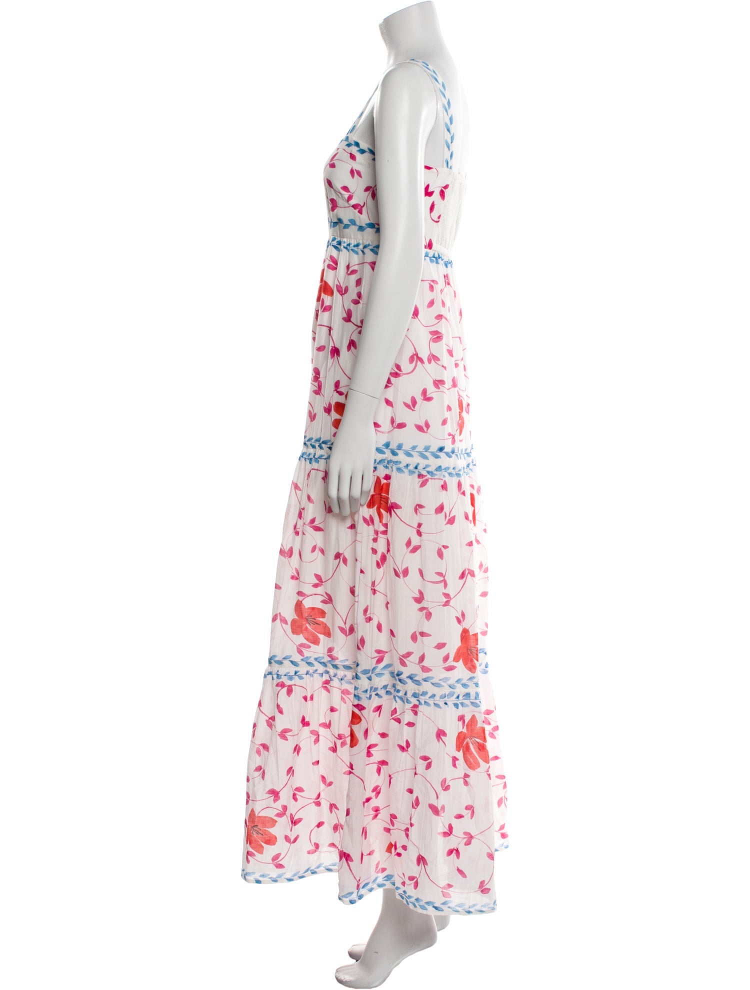 Banjanan Floral Print Long Dress